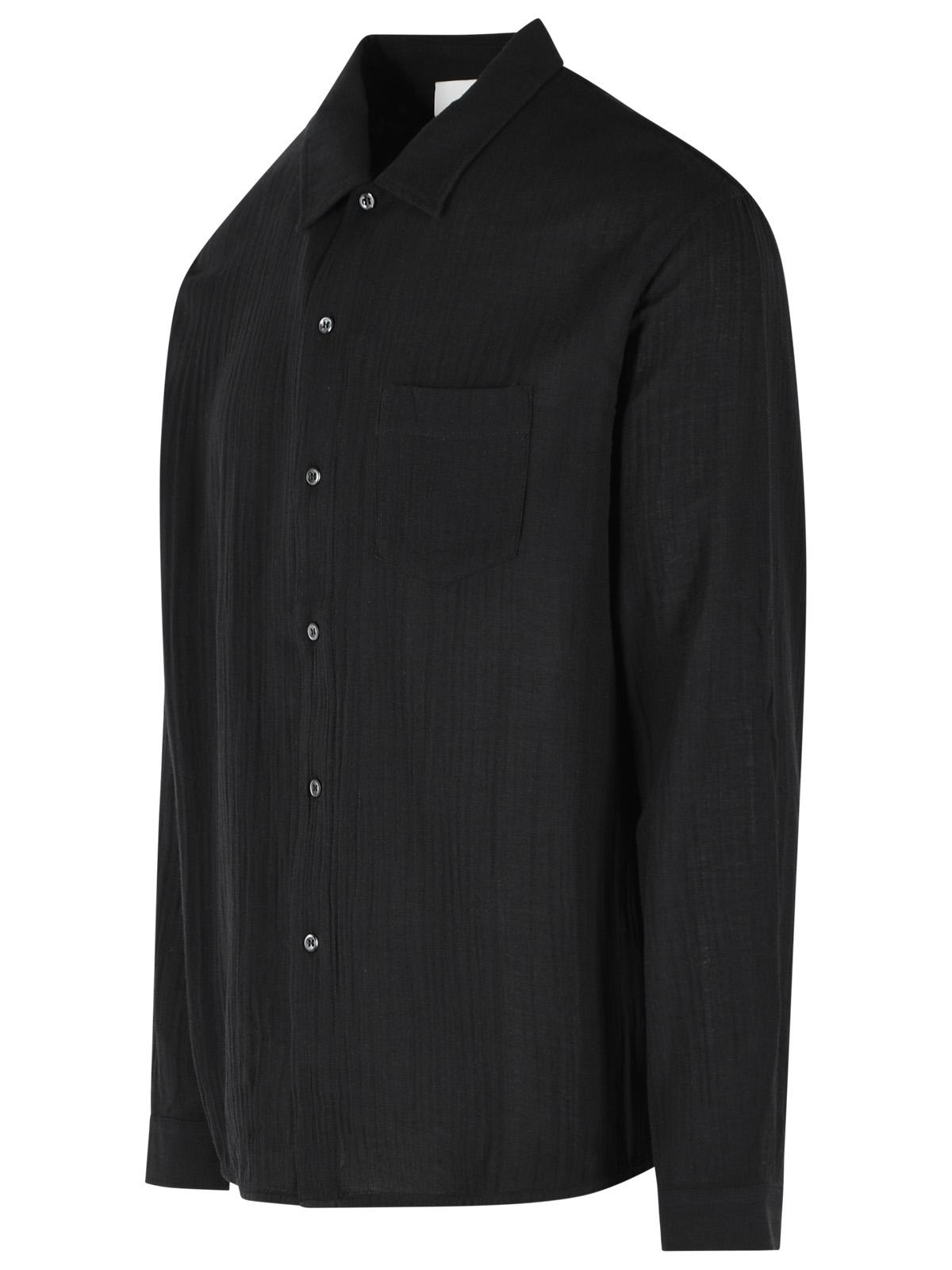 Sefr 'Leo' Black Cotton Shirt Men SEFR