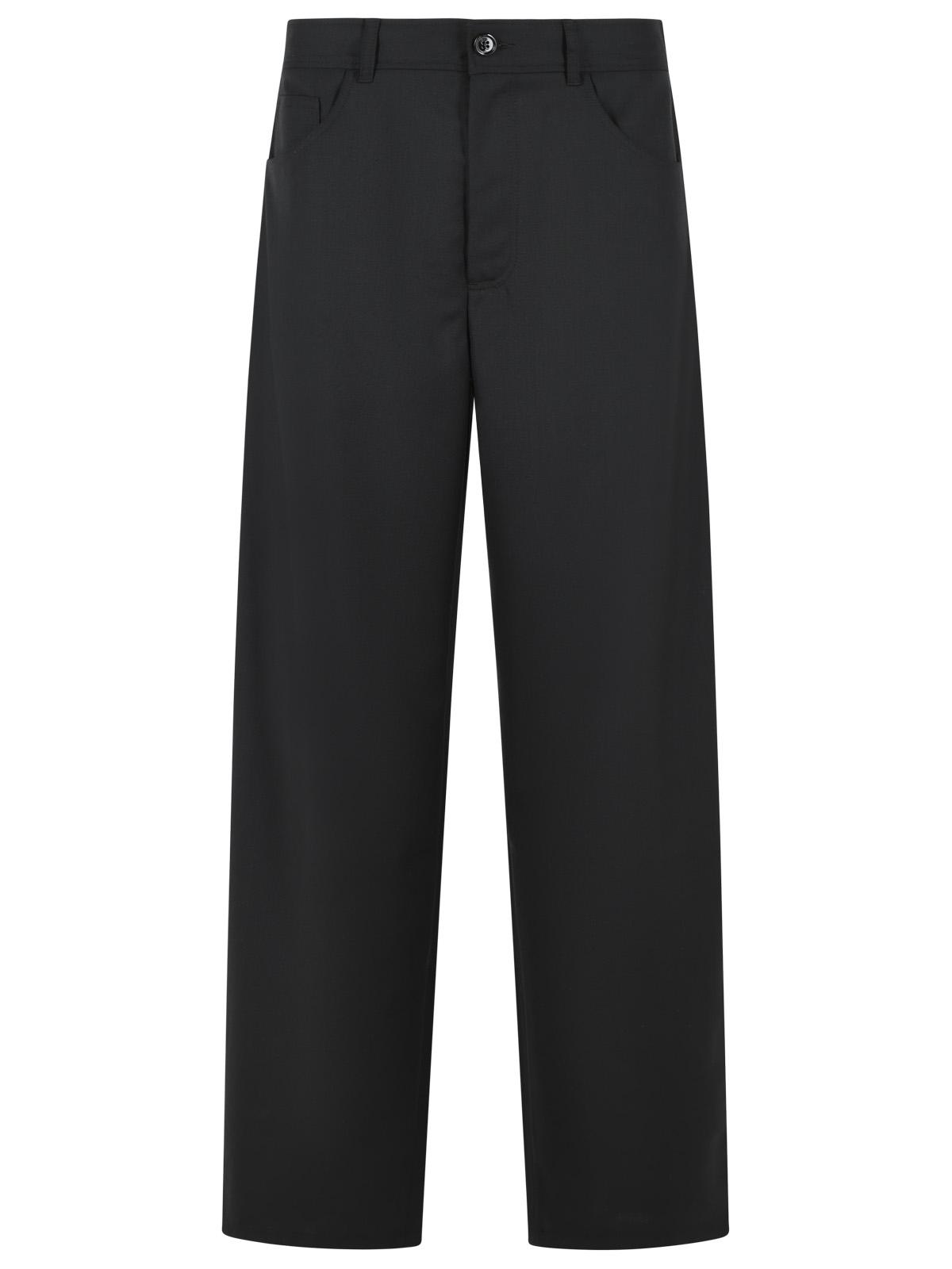 Sefr 'Gino' Black Wool Blend Pants Men SEFR
