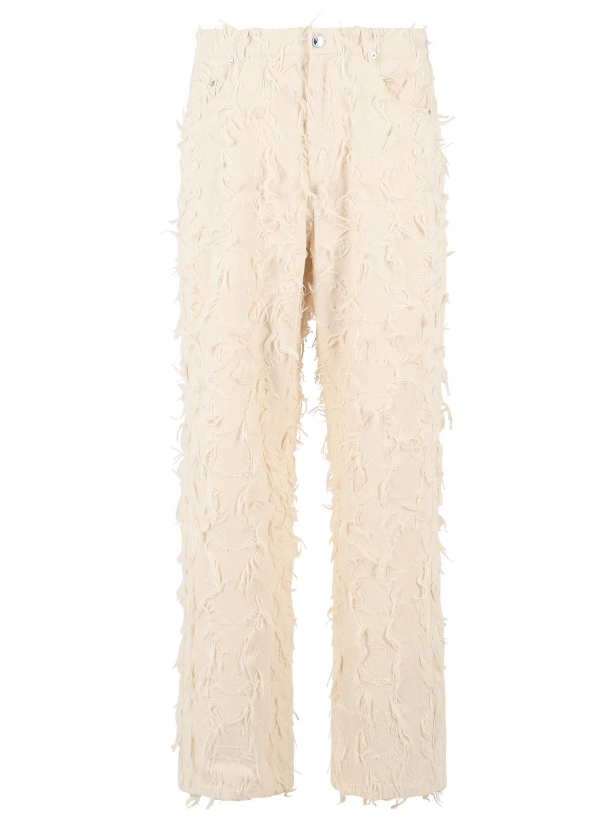 Sefr 'Nikos' White Cotton Jeans Men SEFR