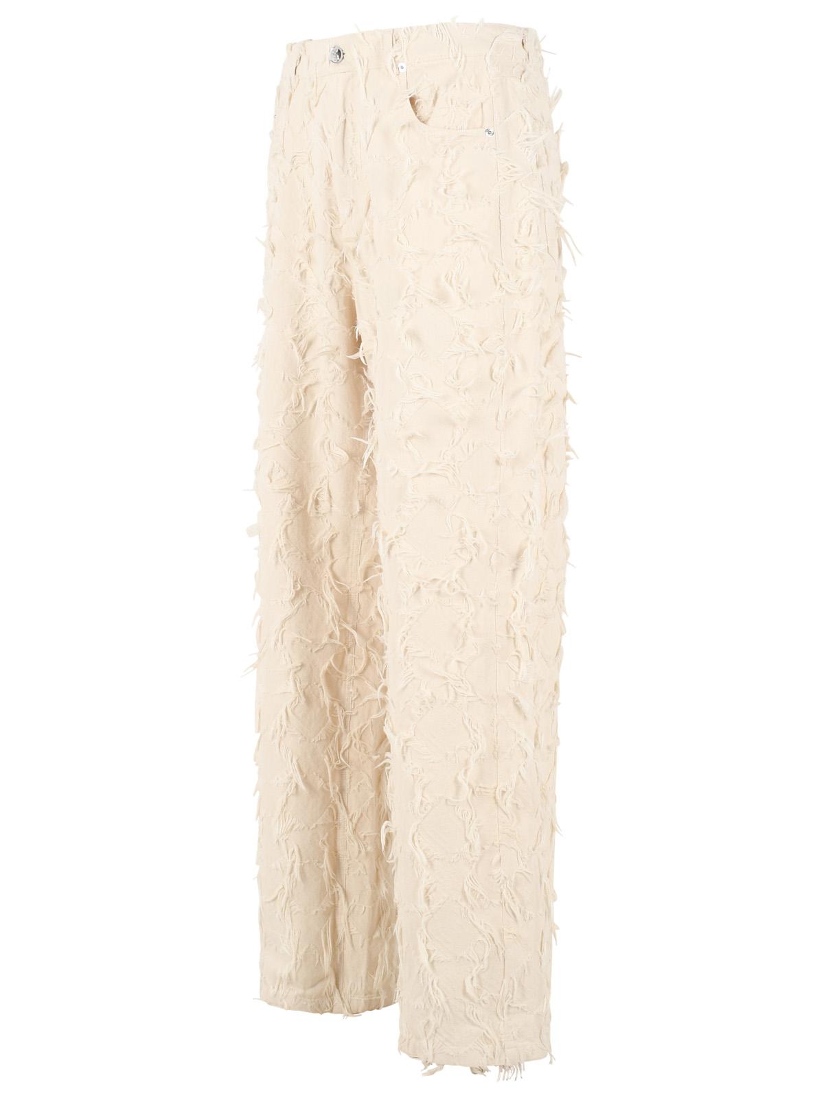 Sefr 'Nikos' White Cotton Jeans Men SEFR