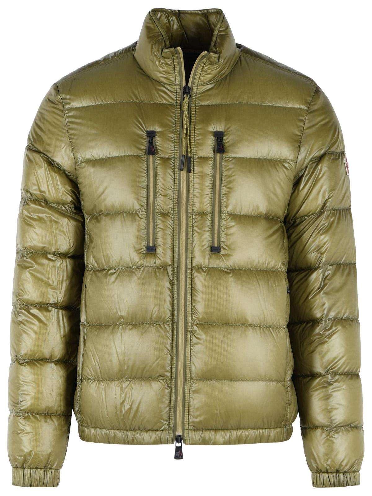 Moncler Grenoble Foldable Short 'Orres' Olive Green Polyamide Down Jacket Men MONCLER GRENOBLE
