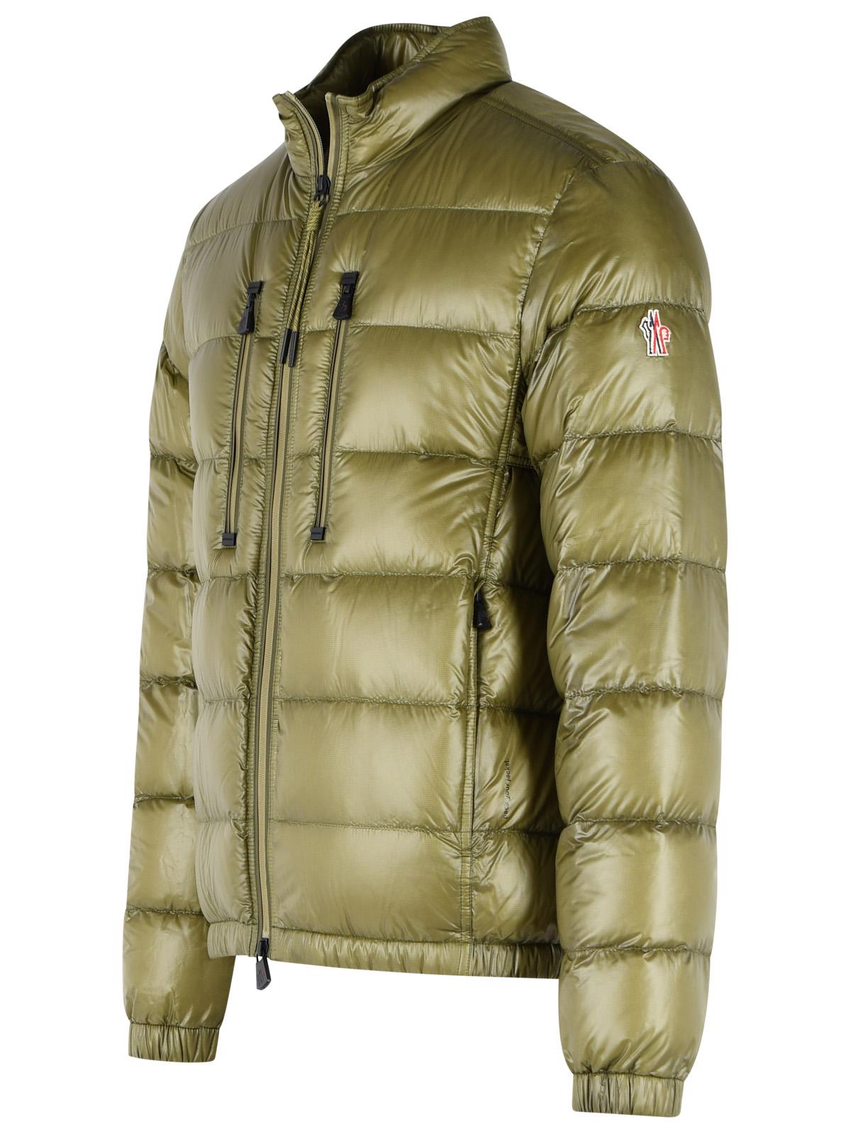 Moncler Grenoble Foldable Short 'Orres' Olive Green Polyamide Down Jacket Men MONCLER GRENOBLE