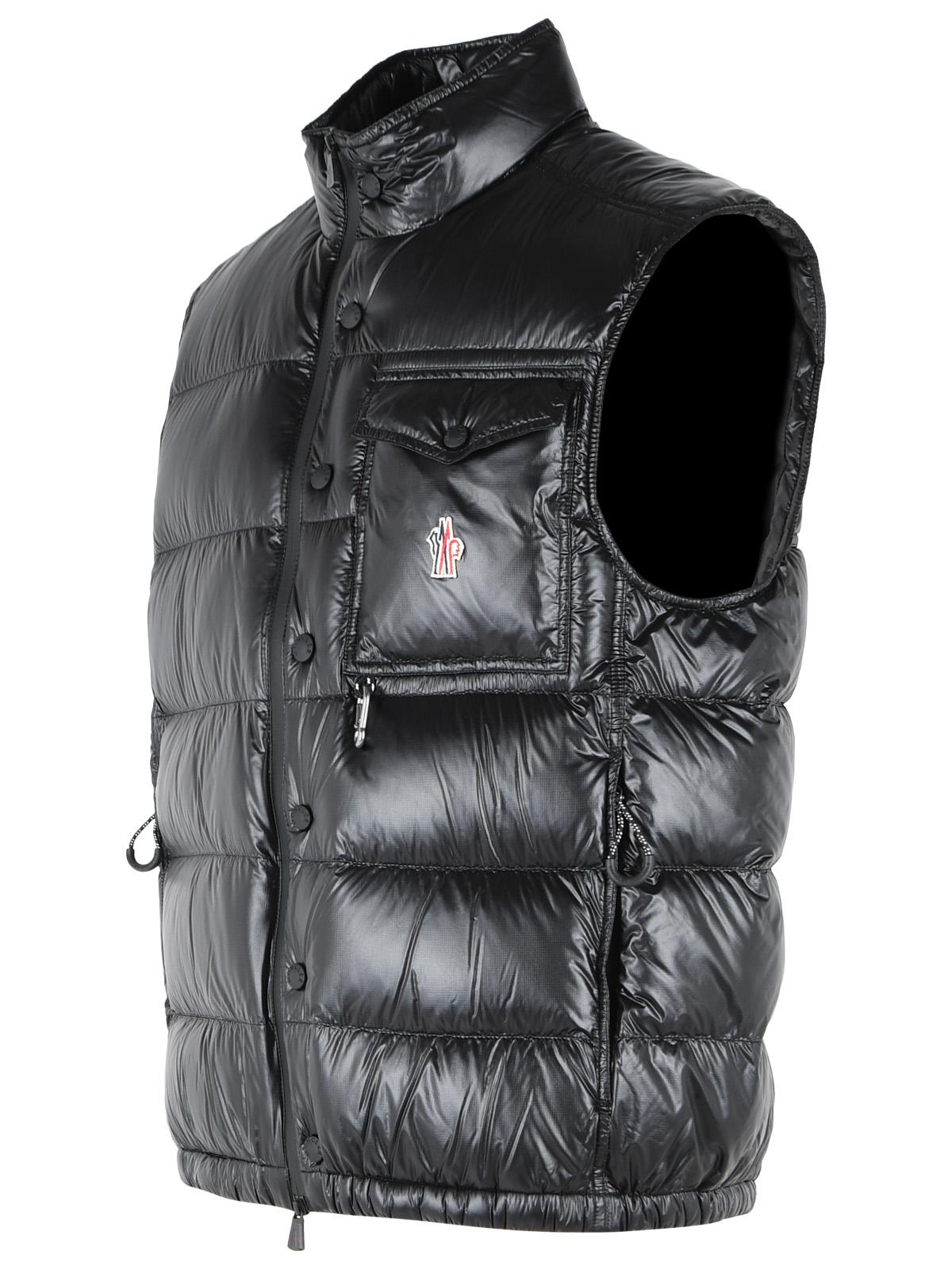 Moncler Grenoble 'Uychi' Foldable Black Polyamide Padded Vest Men MONCLER GRENOBLE