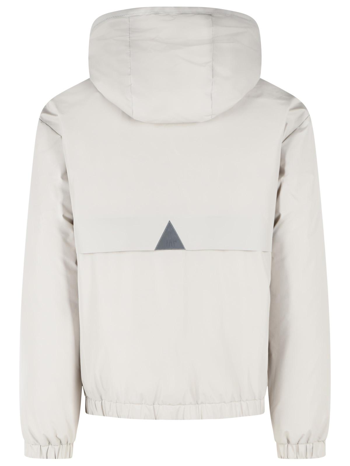 Moncler Grenoble 'Berguns' Reversible Bomber Jacket In Ivory Polyamide Men MONCLER GRENOBLE