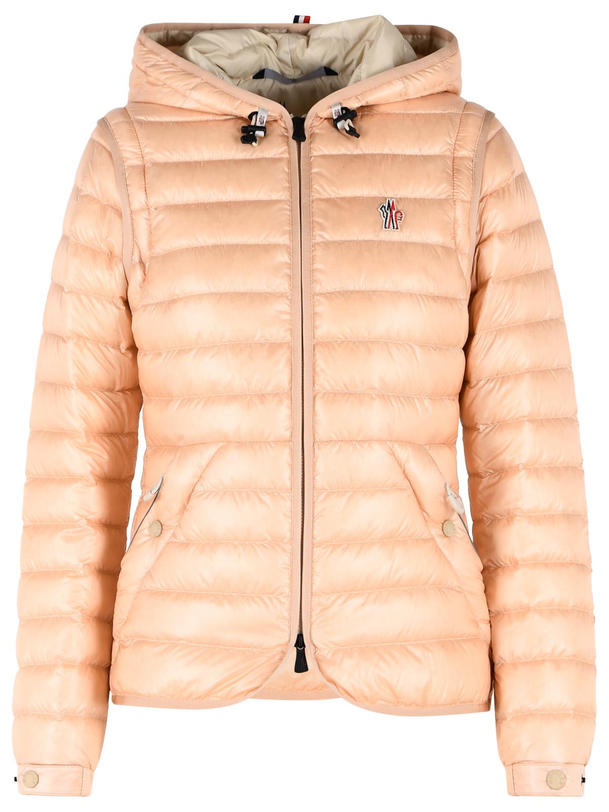 Moncler Grenoble Light Pink 2-In-1 'Karura' Hooded Down Jacket Women MONCLER GRENOBLE
