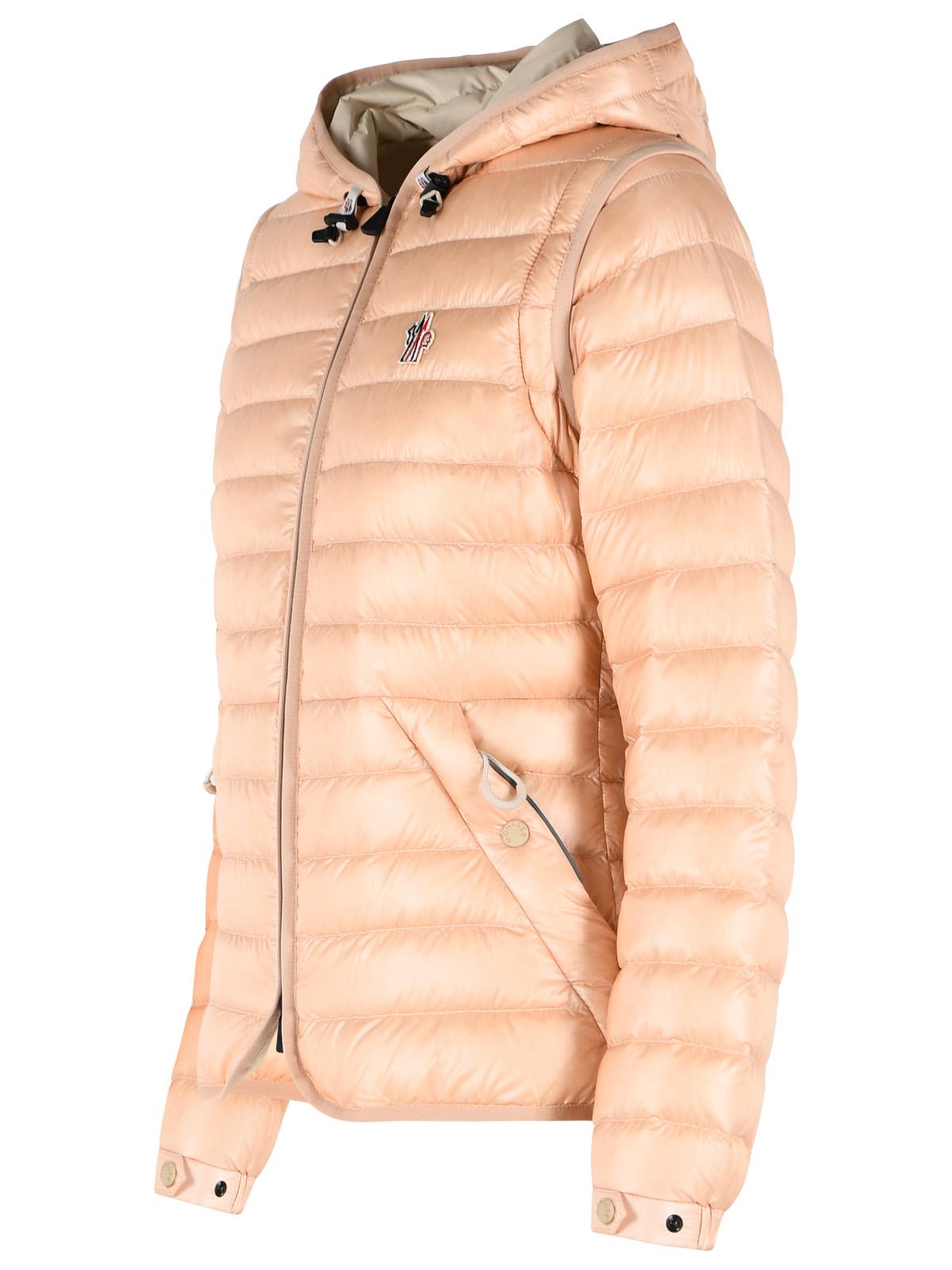 Moncler Grenoble Light Pink 2-In-1 'Karura' Hooded Down Jacket Women MONCLER GRENOBLE