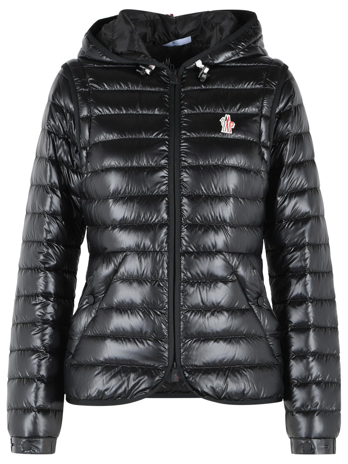 Moncler Grenoble Black 2-In-1 'Karura' Hooded Down Jacket Women MONCLER GRENOBLE