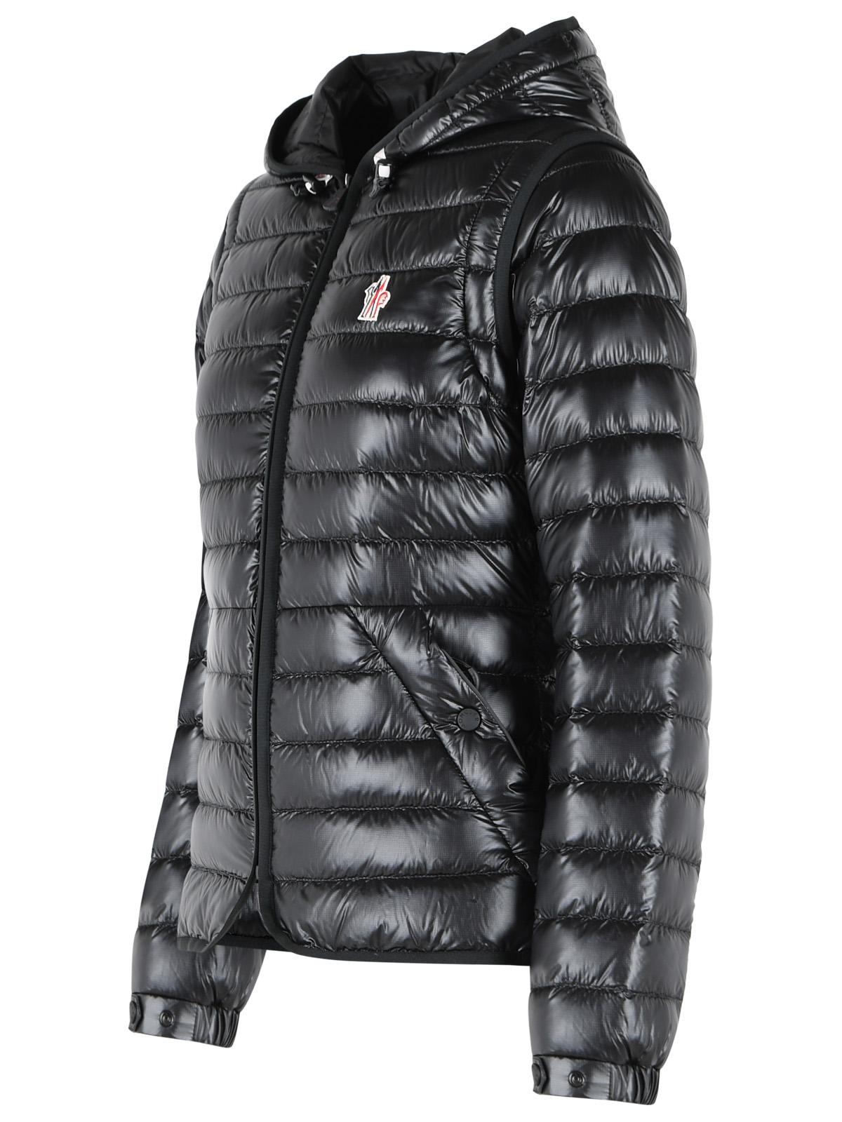 Moncler Grenoble Black 2-In-1 'Karura' Hooded Down Jacket Women MONCLER GRENOBLE