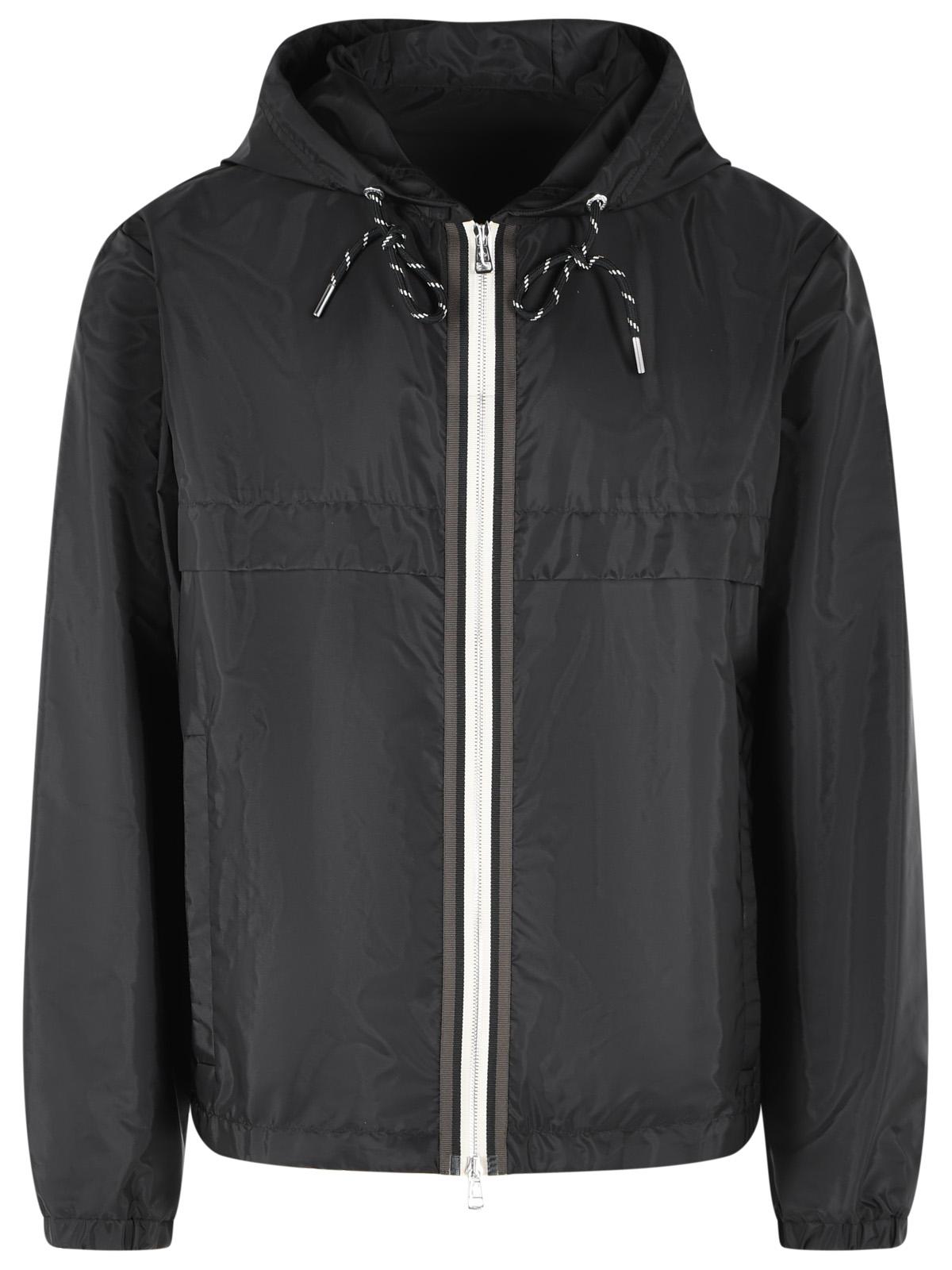 Moncler 'Nidge' Black Polyamide Hooded Jacket Men MONCLER