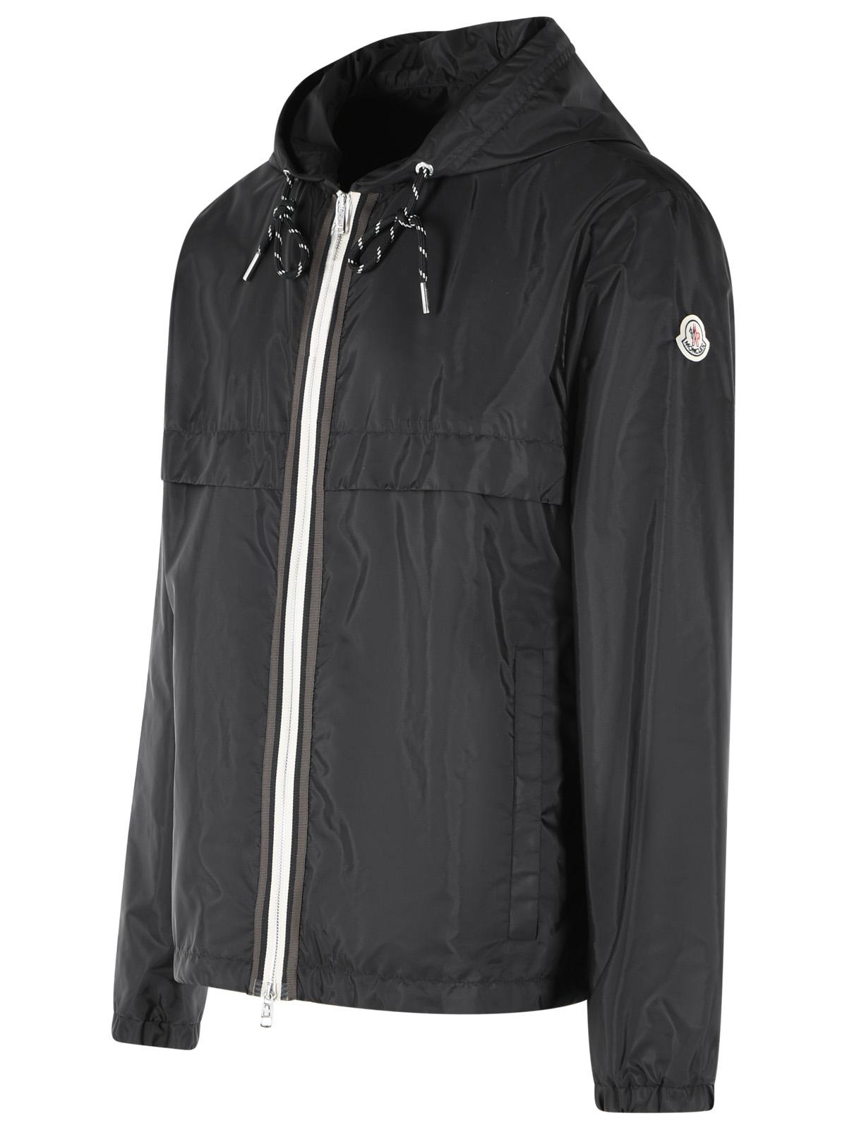 Moncler 'Nidge' Black Polyamide Hooded Jacket Men MONCLER