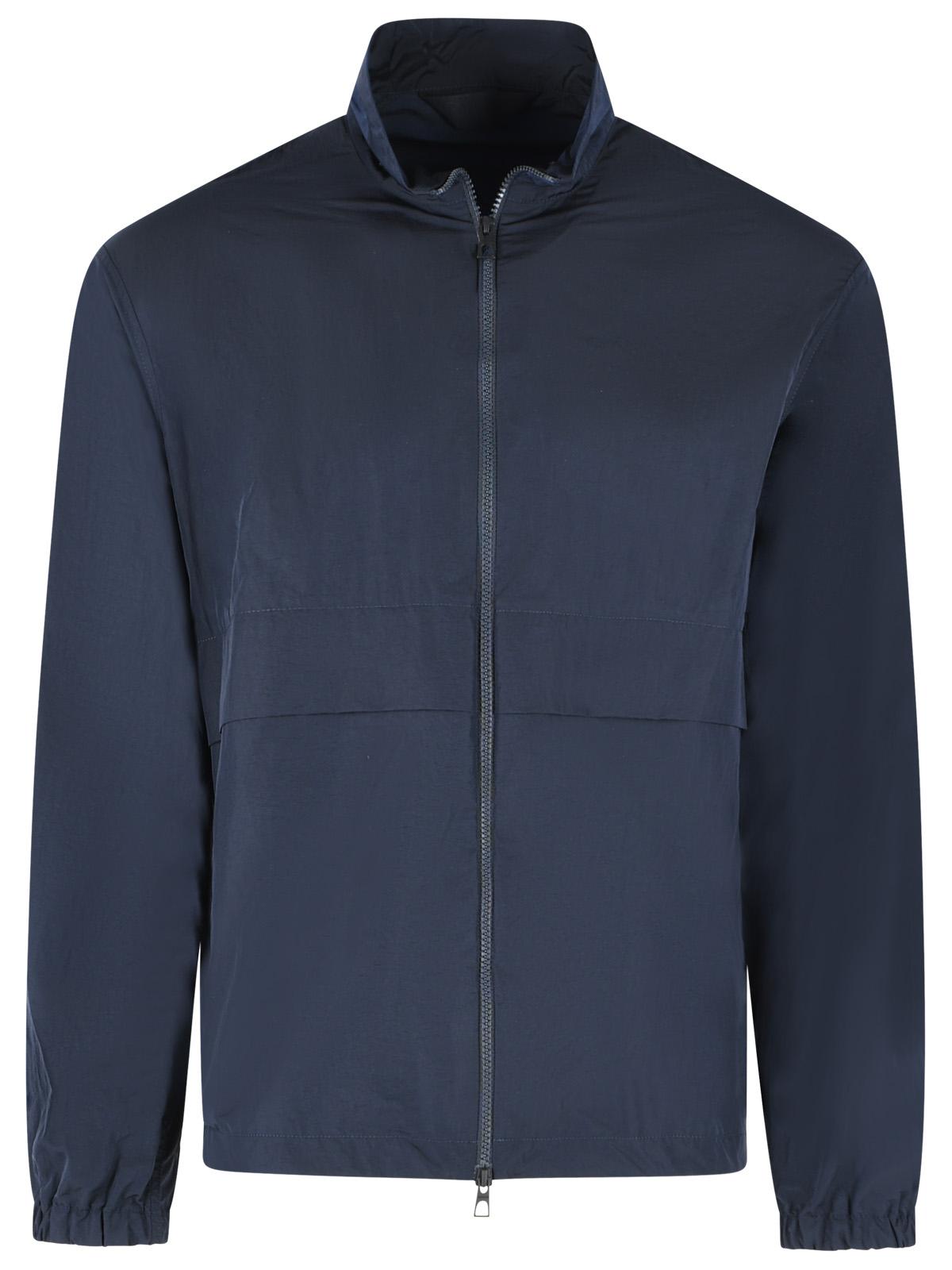 Moncler 'Rastaban' Midnight Blue Polyamide Foldable Jacket Men MONCLER
