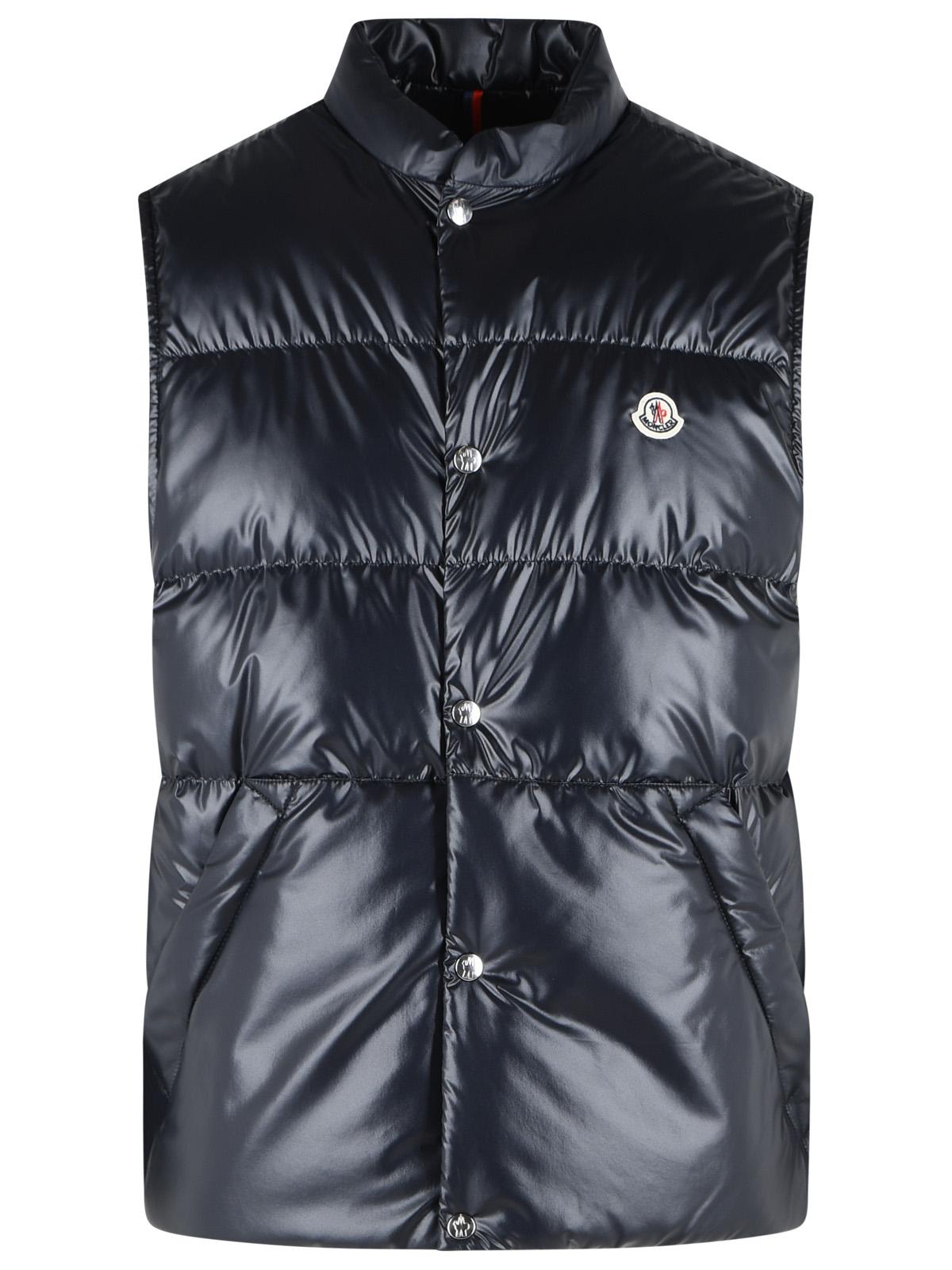 Moncler 'Restigo' Navy Polyester Vest Men MONCLER