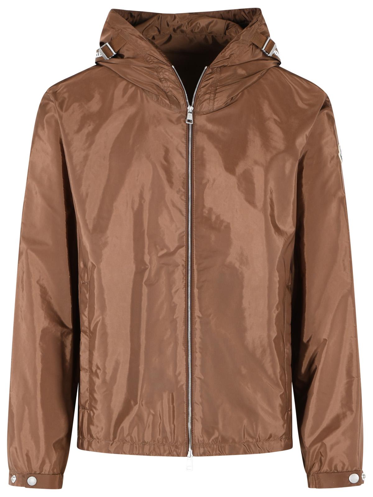 Moncler 'Remoray' Brown Polyamide Hooded Windbreaker Men MONCLER
