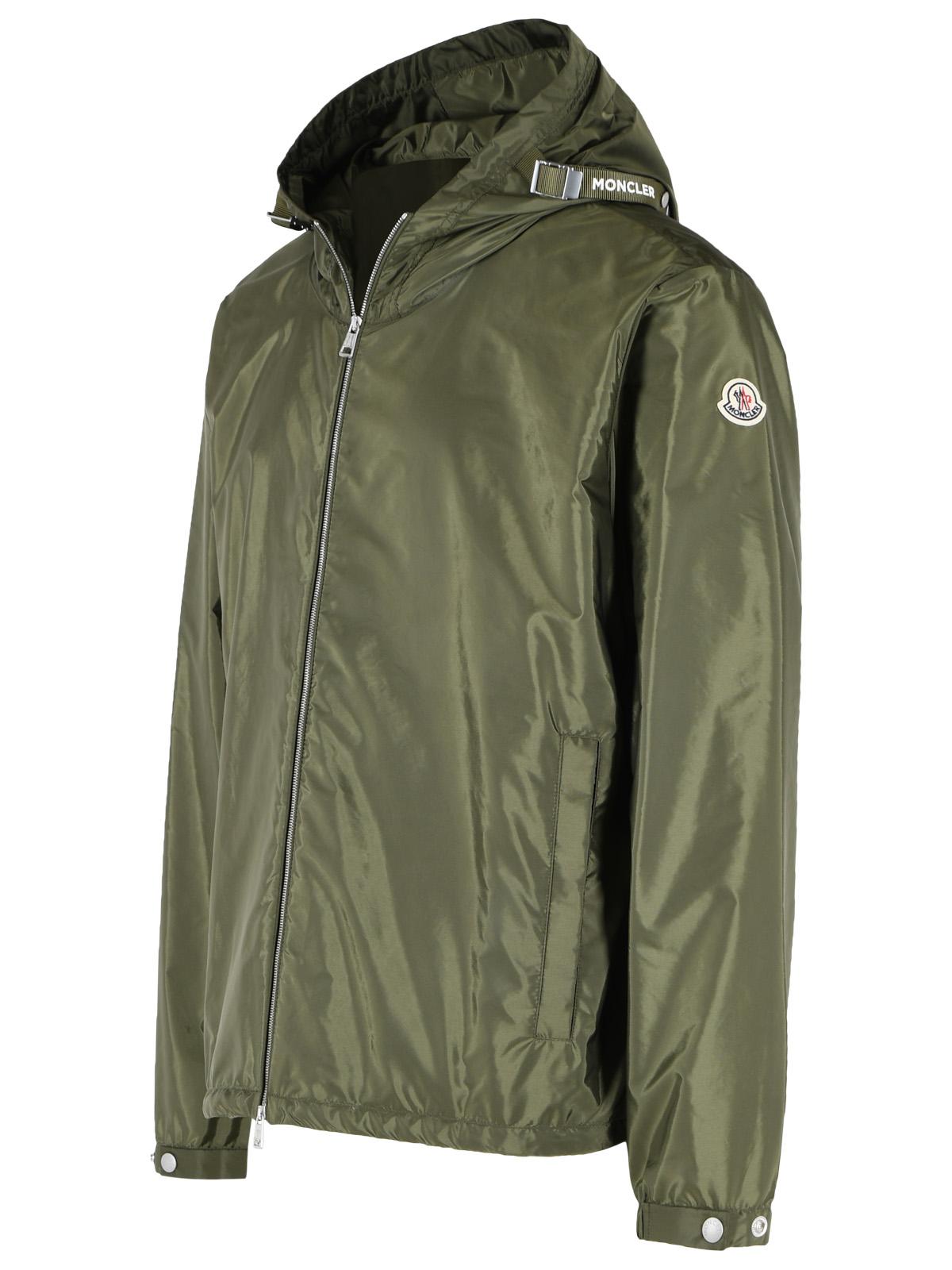 Moncler 'Remoray' Green Polyamide Hooded Windbreaker Men MONCLER