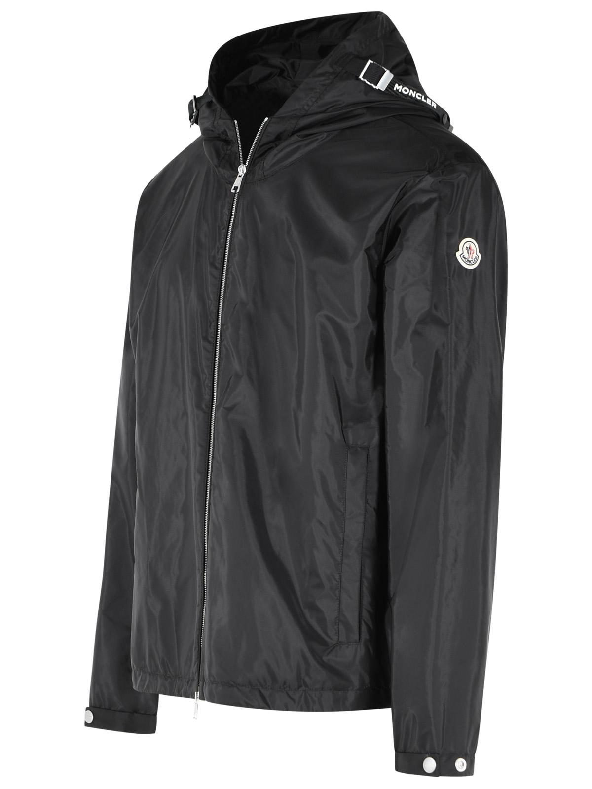 Moncler 'Remoray' Black Polyamide Hooded Windbreaker Men MONCLER