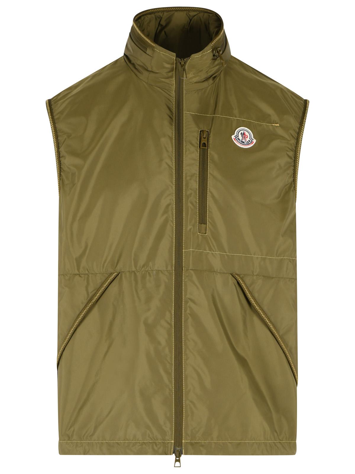 Moncler 'Ansiei' Green Polyamide Vest Men MONCLER