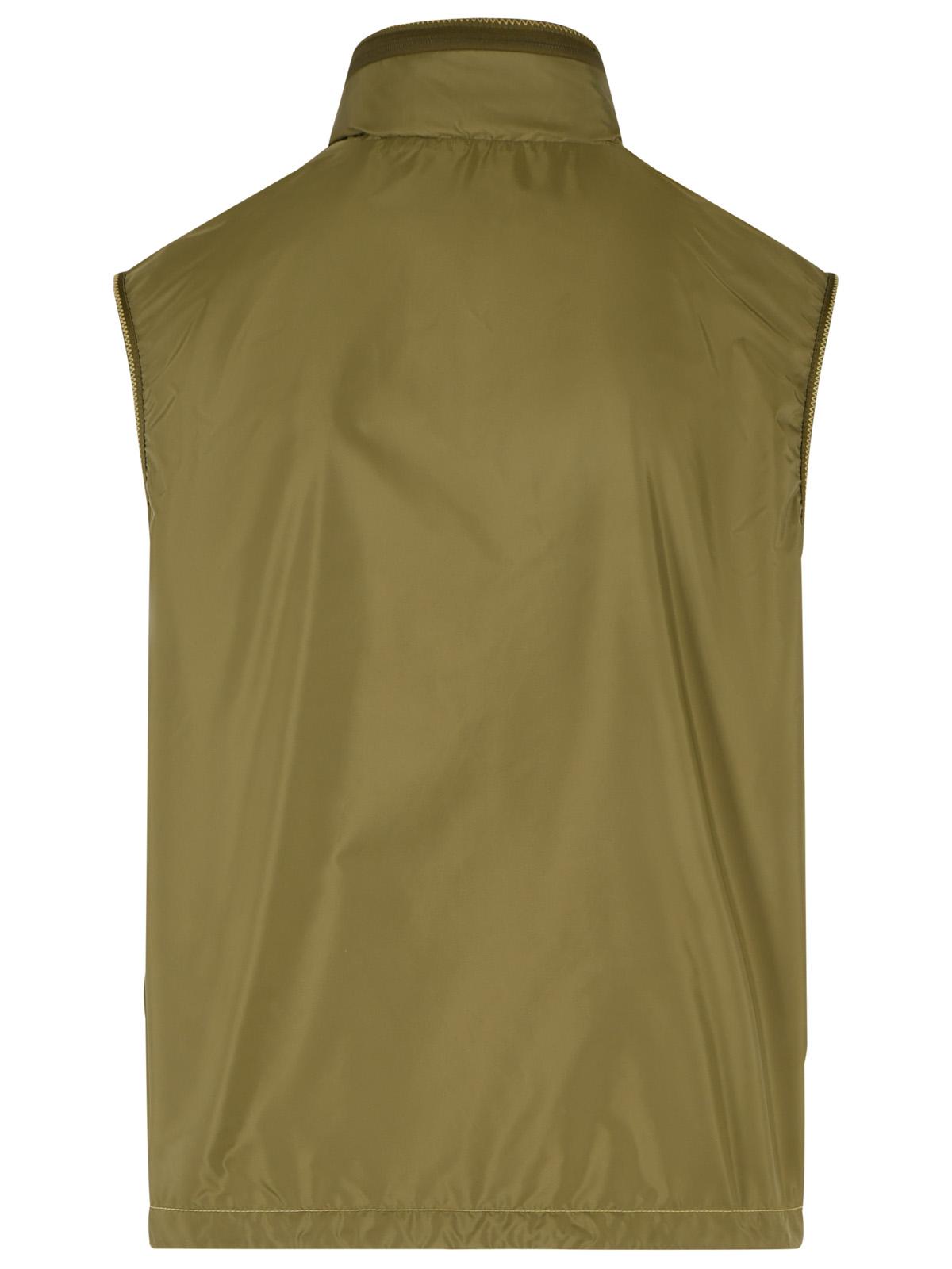Moncler 'Ansiei' Green Polyamide Vest Men MONCLER