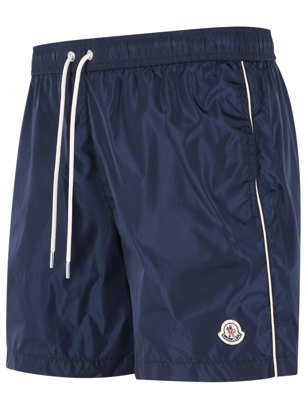 Moncler Navy Polyamide Swimsuit Men MONCLER