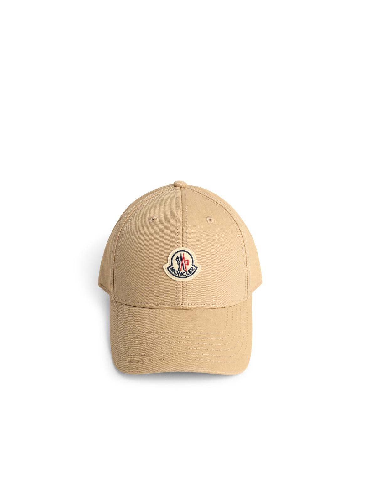 Moncler Beige Cotton Cap Women MONCLER