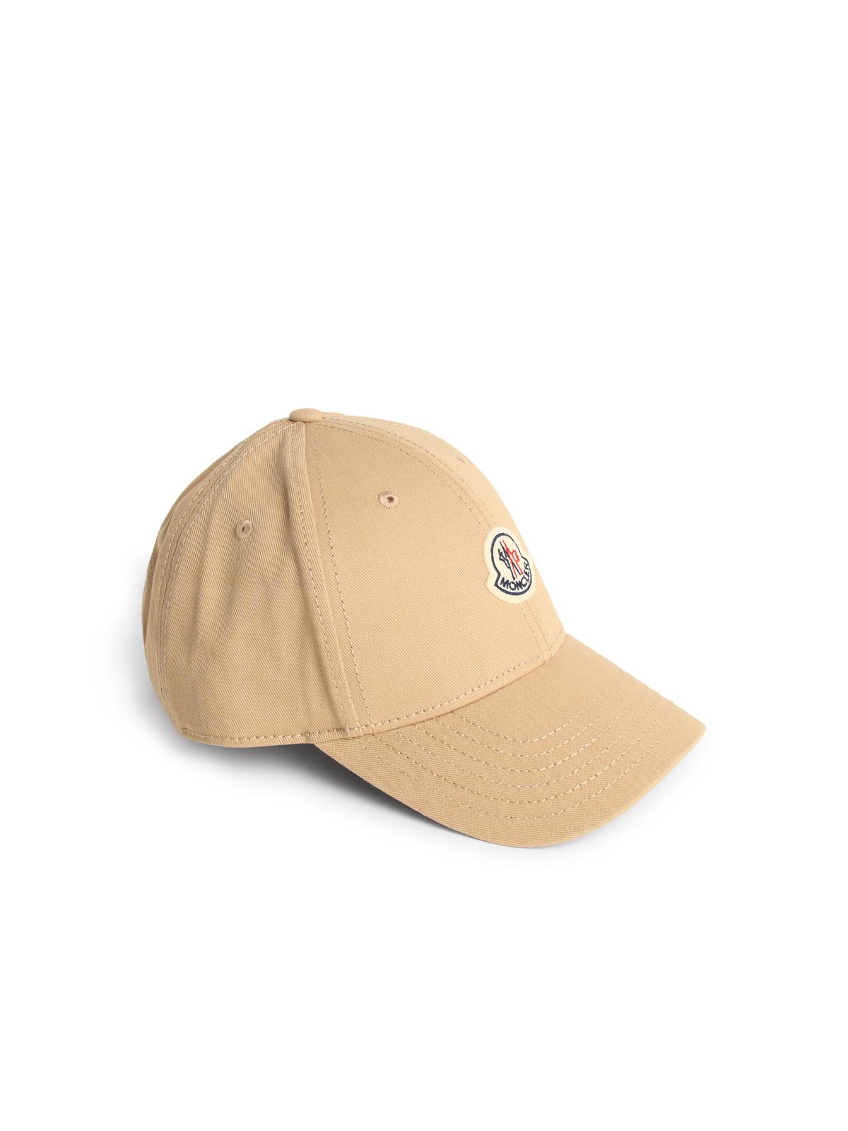Moncler Beige Cotton Cap Women MONCLER