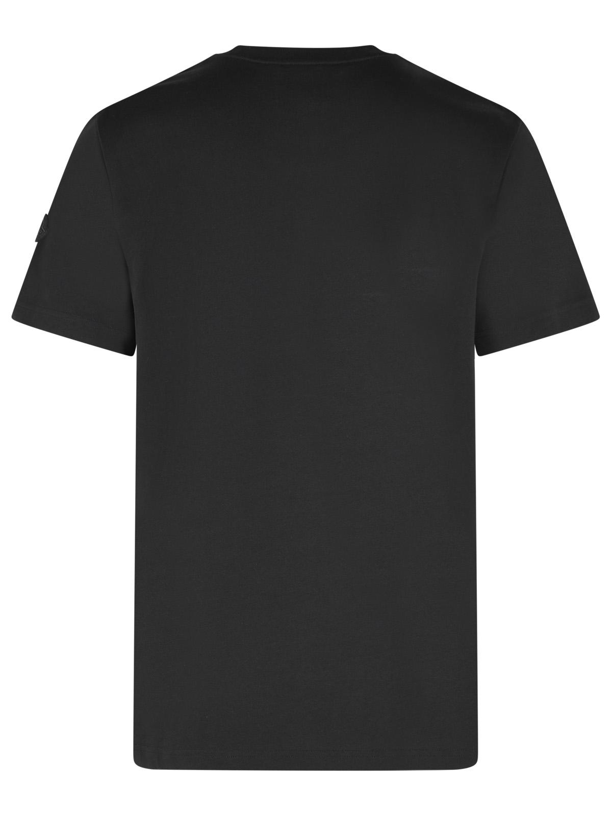 Moncler Black Cotton T-Shirt Men MONCLER