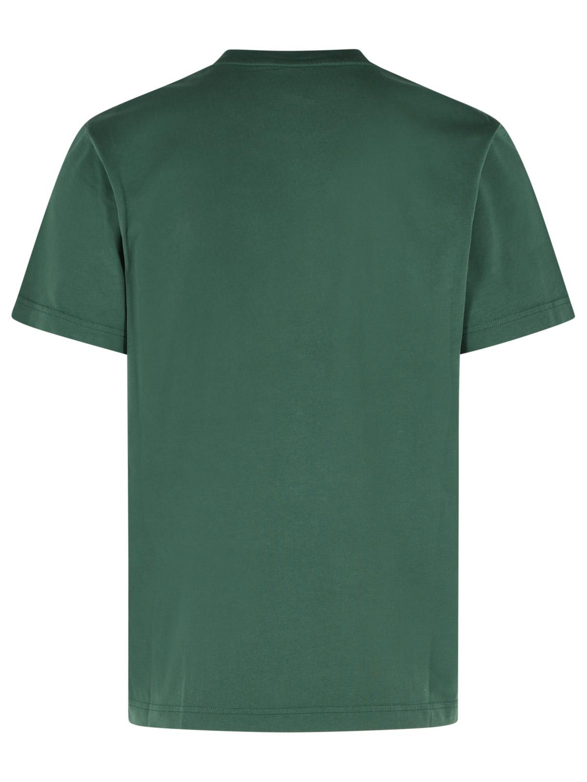 Moncler Green Cotton T-Shirt Men MONCLER