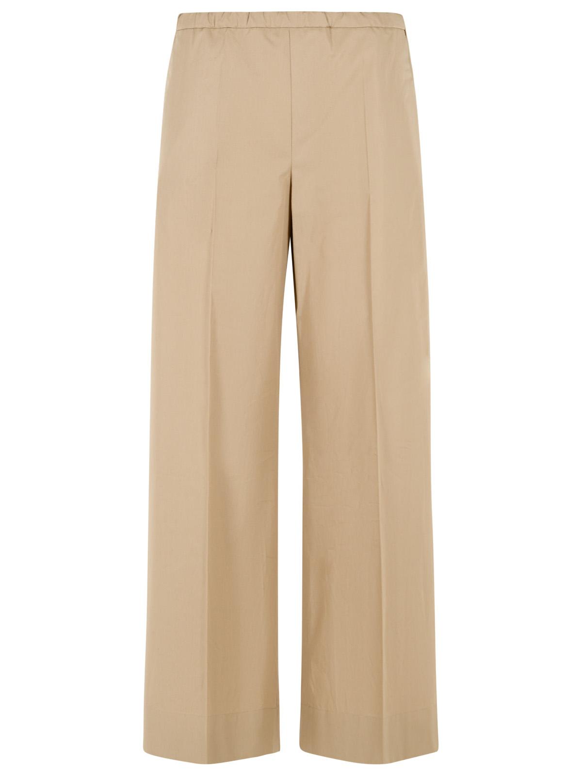 Moncler Beige Cotton Pants Women MONCLER