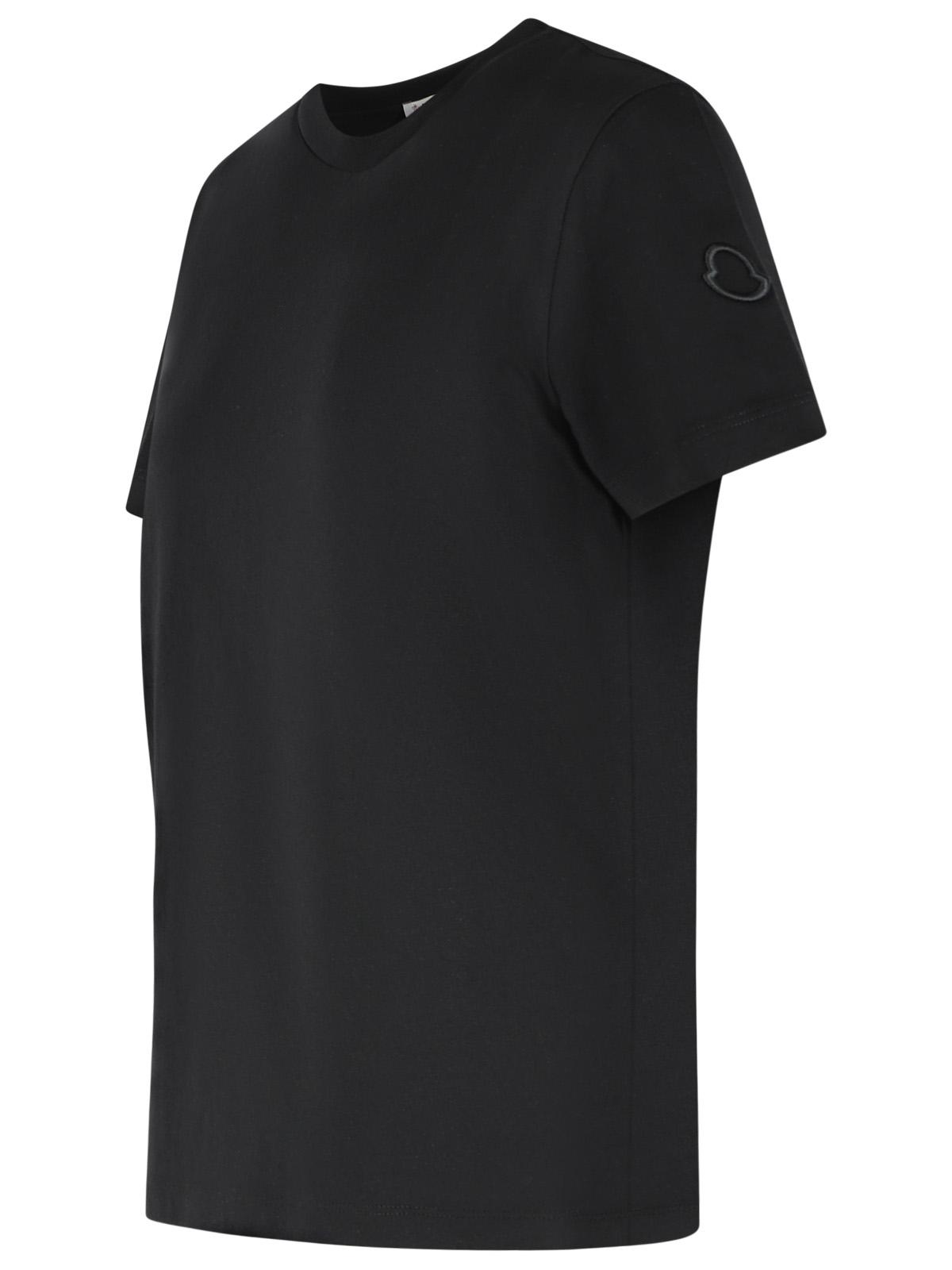 Moncler Black Cotton T-Shirt Women MONCLER