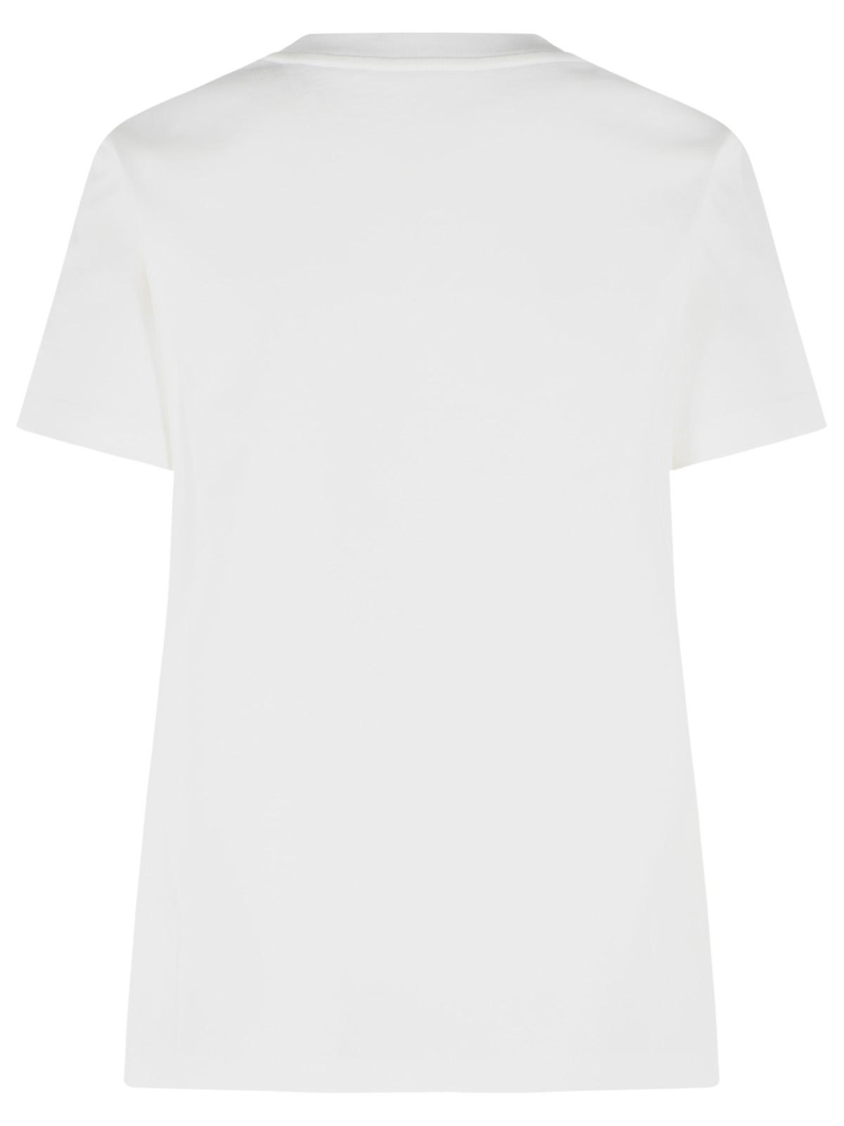 Moncler White Cotton T-Shirt Women MONCLER