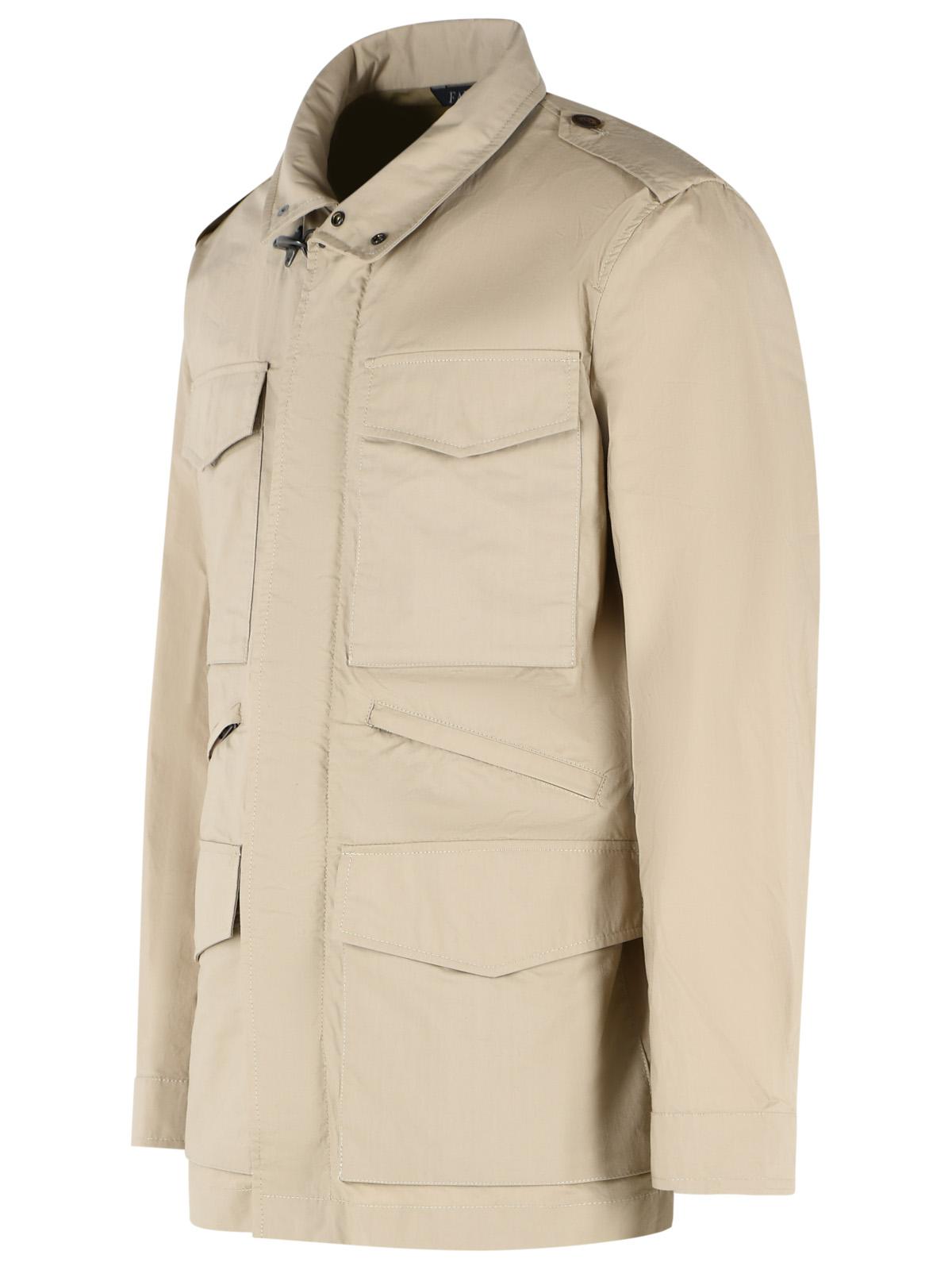 Fay 'Field' Beige Cotton Poplin Jacket Men FAY