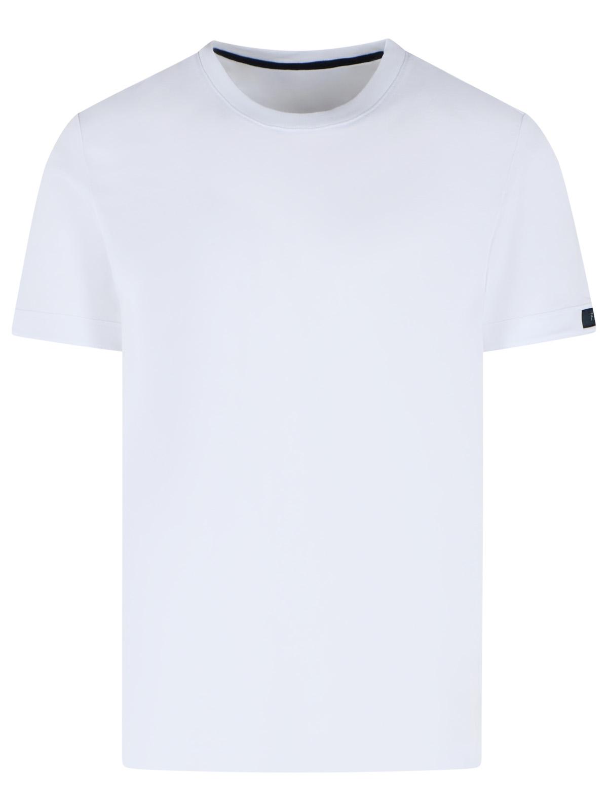 Fay White Cotton T-Shirt Men FAY