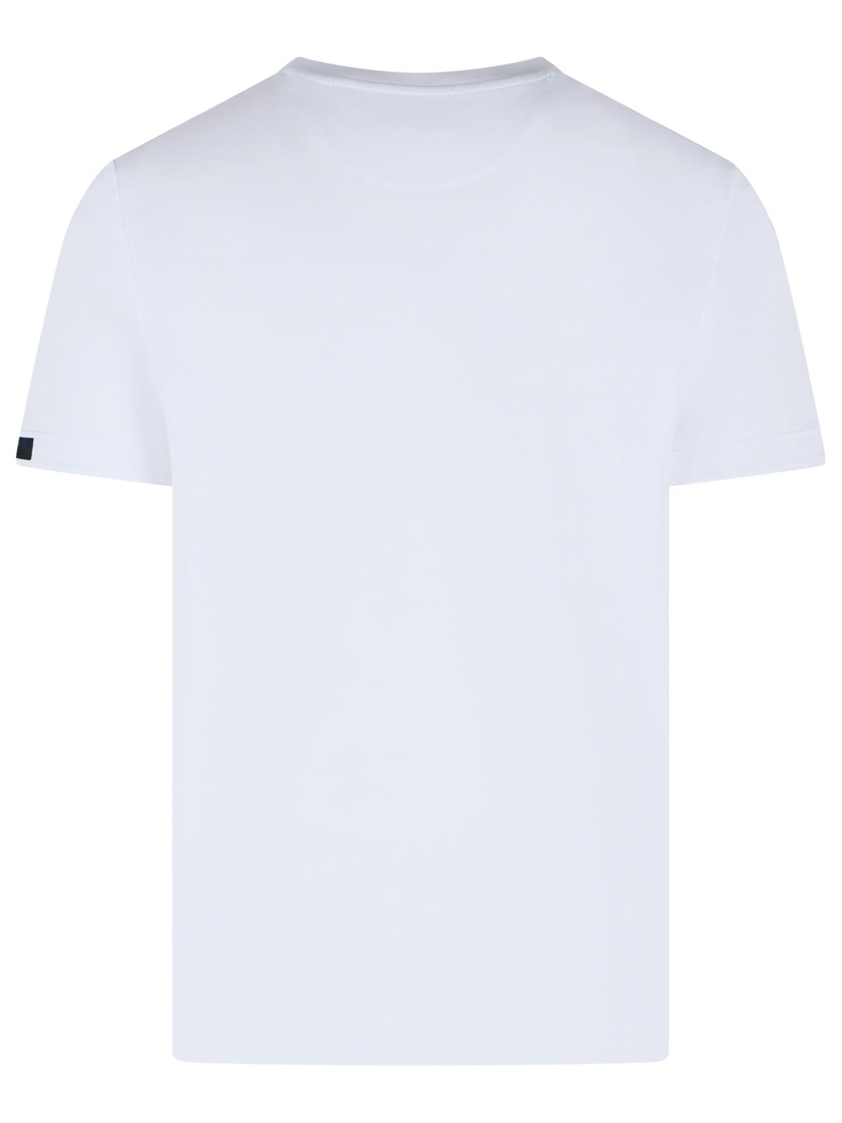 Fay White Cotton T-Shirt Men FAY