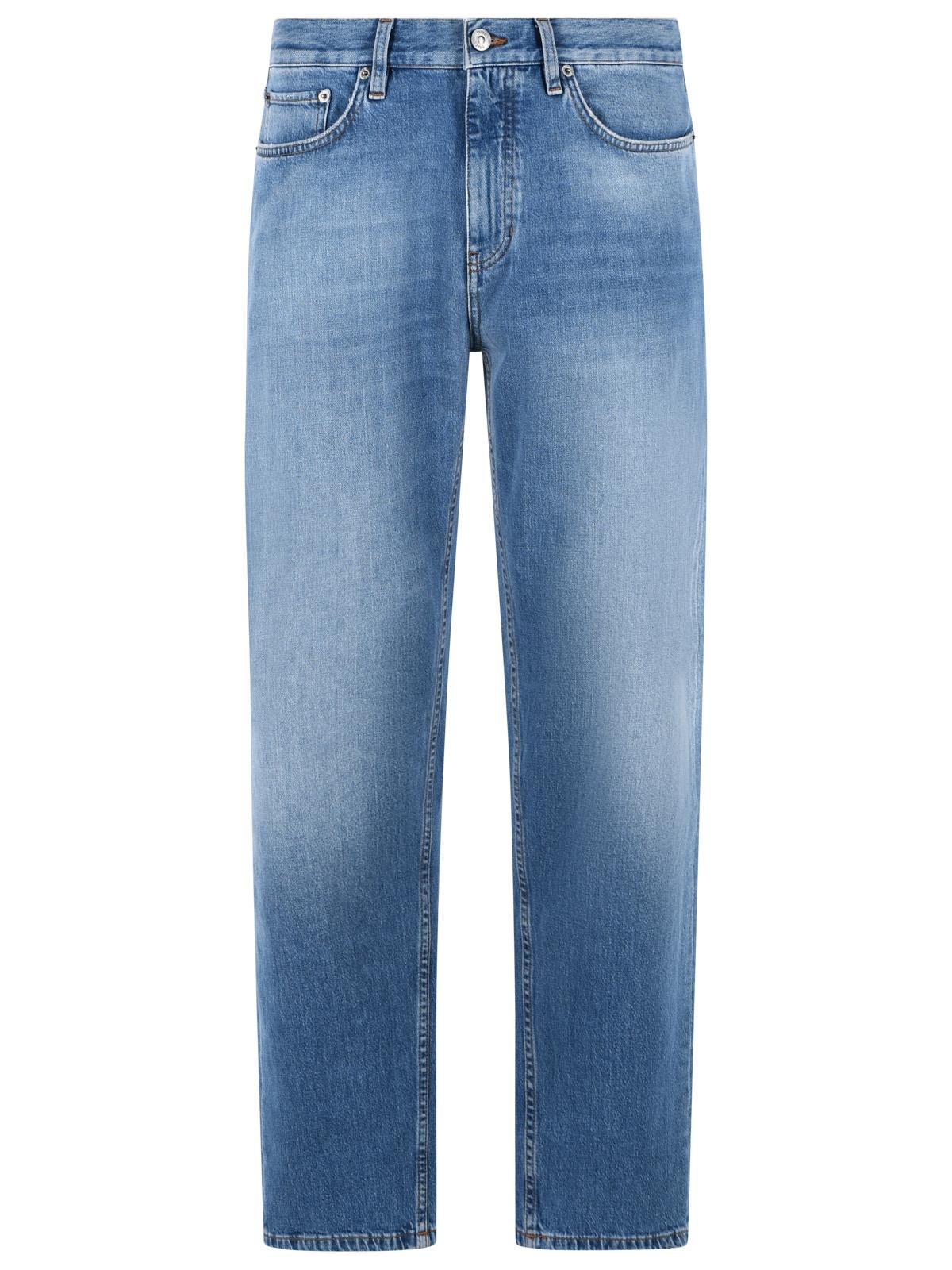 Zegna Light Blue Cotton Jeans Men ZEGNA