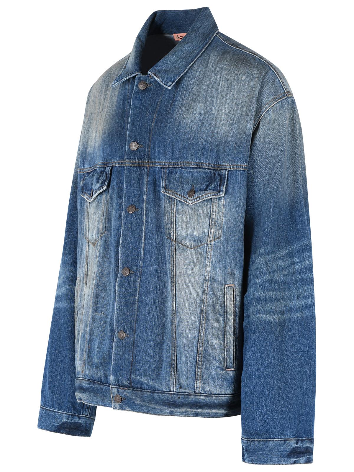 Acne Studios Blue Cotton Jacket Men ACNE STUDIOS