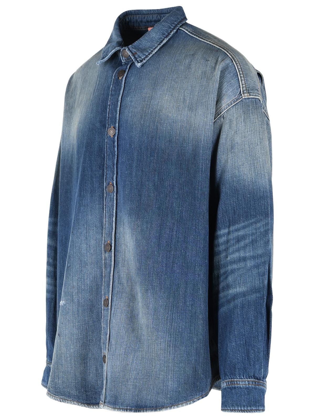 Acne Studios Blue Cotton Shirt Men ACNE STUDIOS