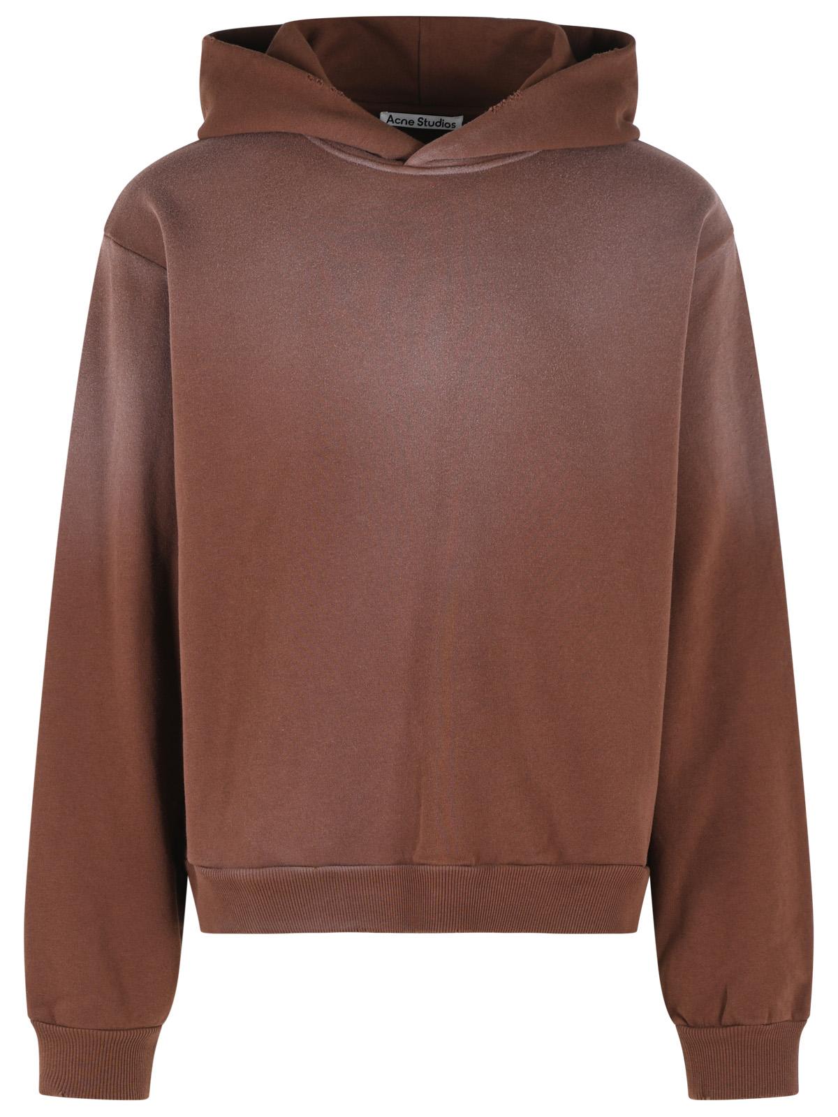 Acne Studios Brown Cotton Blend Sweatshirt Men ACNE STUDIOS