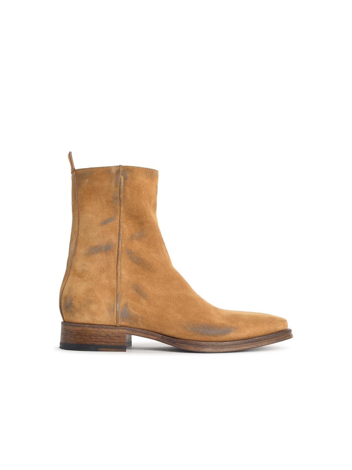 Acne Studios Beige Suede Ankle Boots Men ACNE STUDIOS