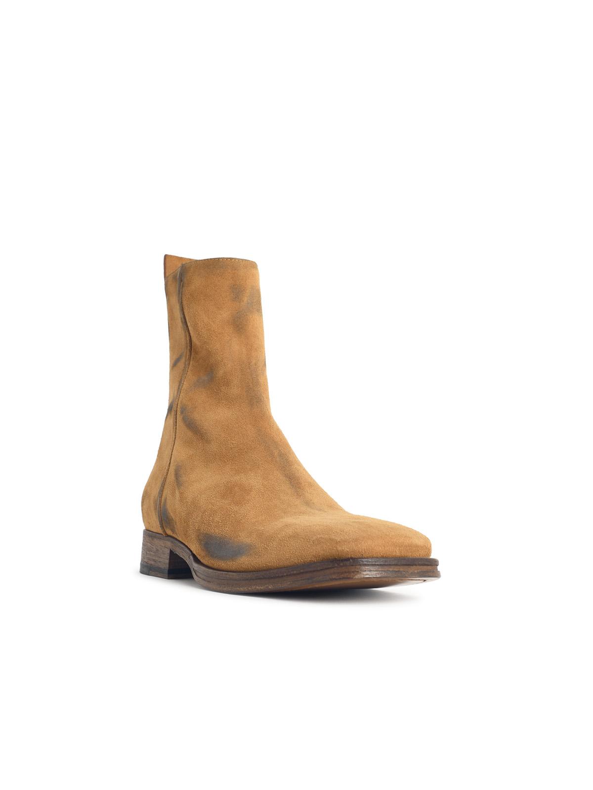 Acne Studios Beige Suede Ankle Boots Men ACNE STUDIOS