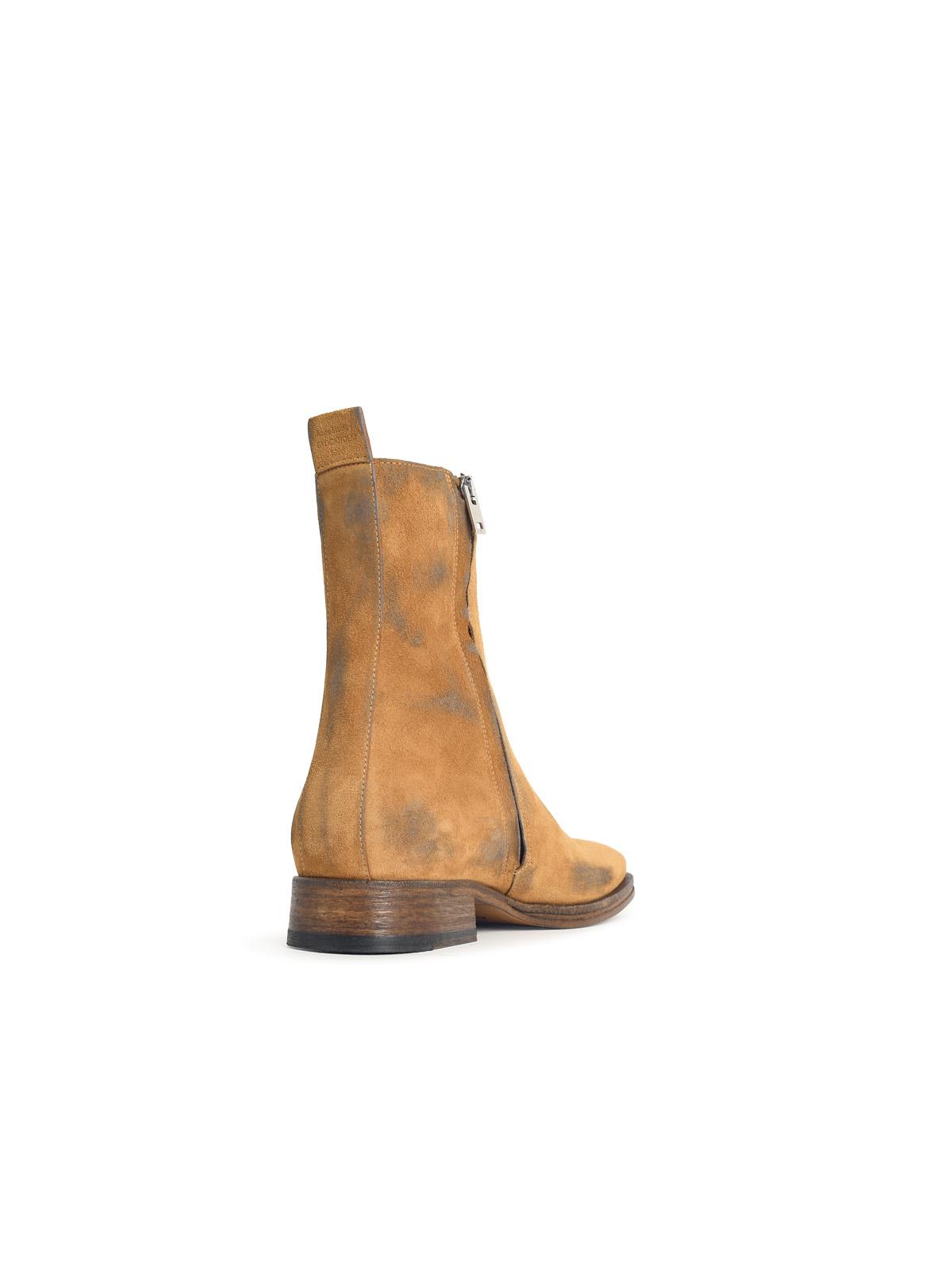 Acne Studios Beige Suede Ankle Boots Men ACNE STUDIOS