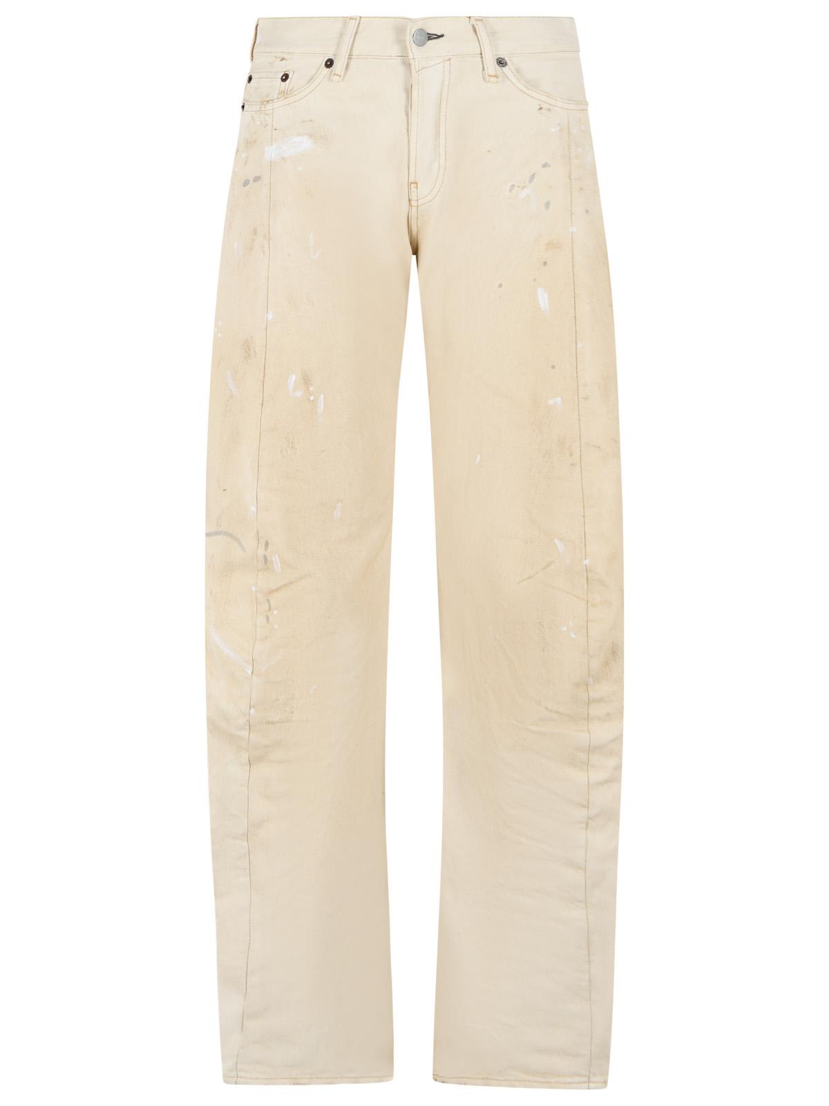 Acne Studios '2006F' Loose Fit White Cotton Jeans Women ACNE STUDIOS