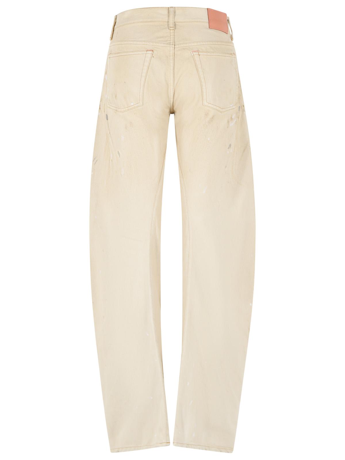 Acne Studios '2006F' Loose Fit White Cotton Jeans Women ACNE STUDIOS