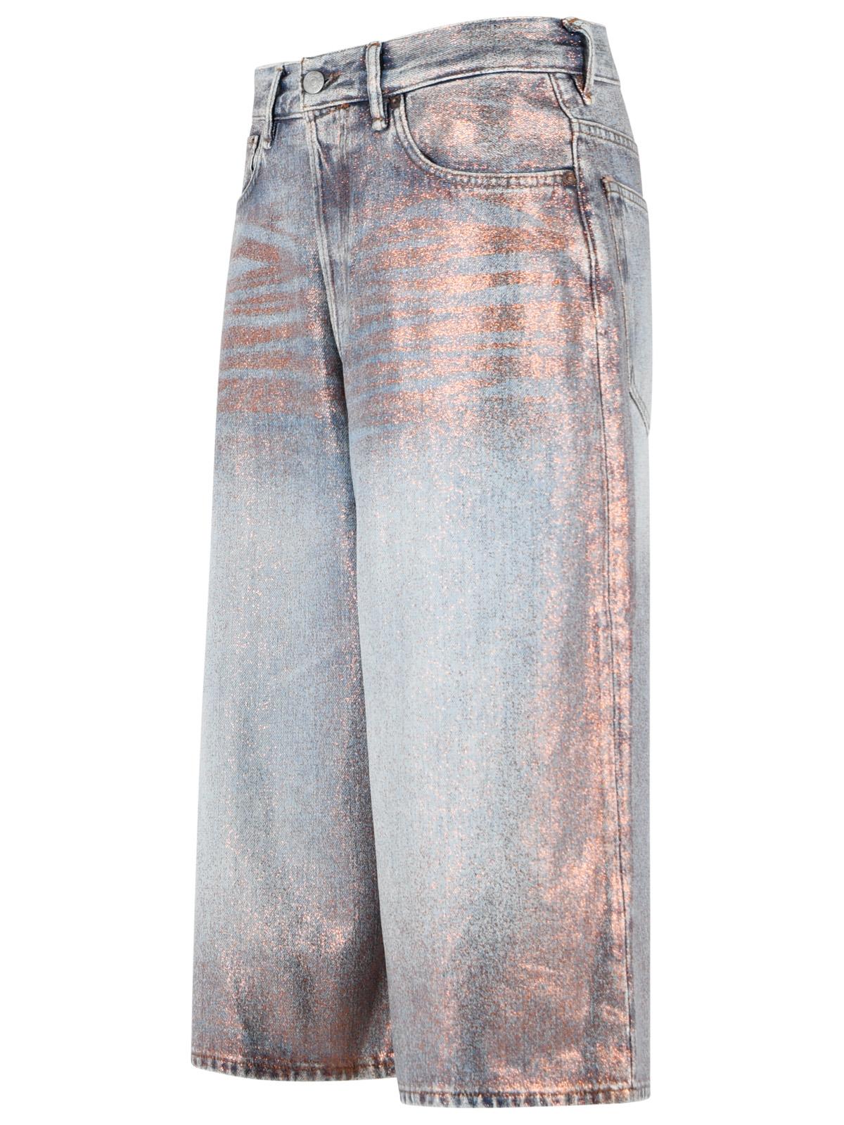Acne Studios 'Rose Copper/Light Blue' Cotton Blend Bermuda Shorts Women ACNE STUDIOS