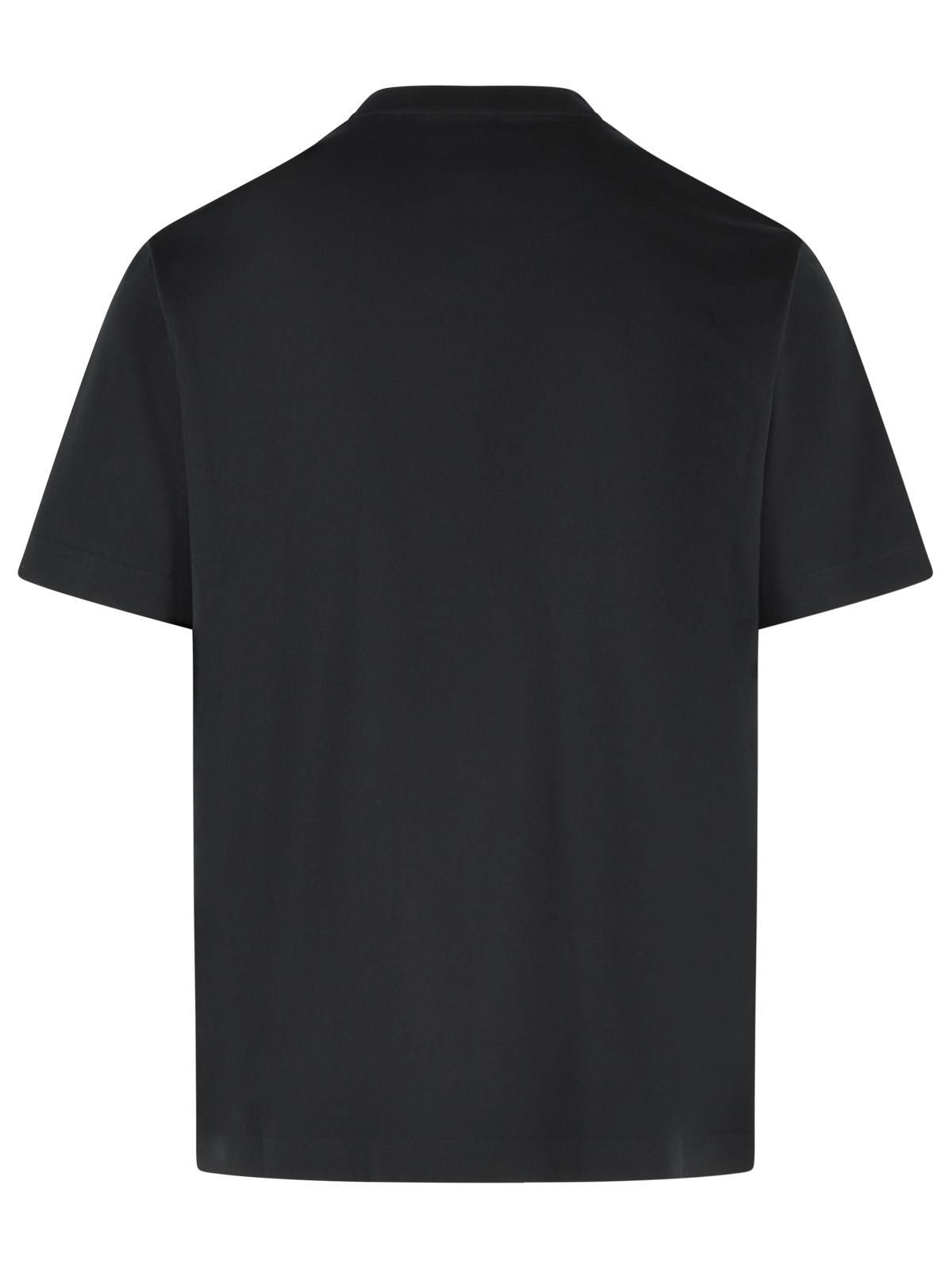 Burberry 'Seth' Black Cotton T-Shirt Men BURBERRY