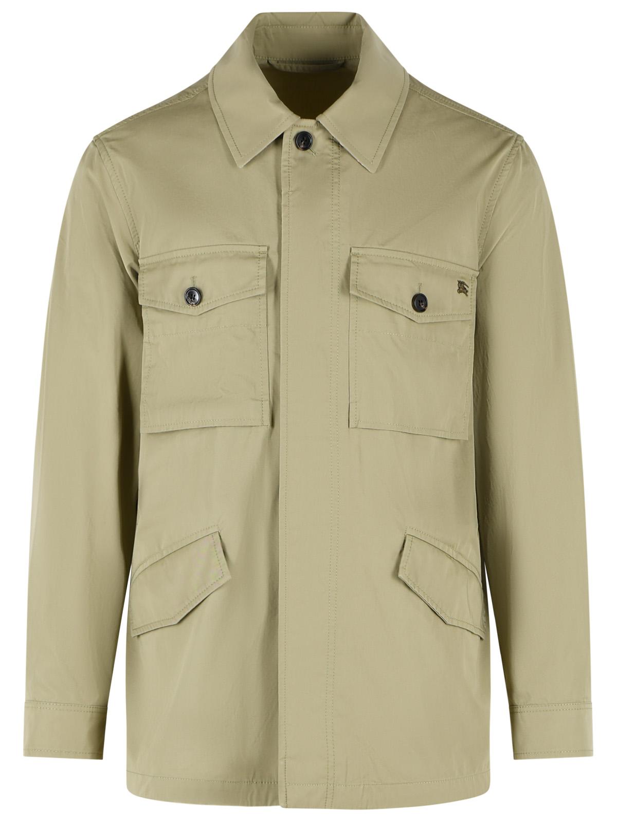 Burberry 'Bradmore Pin' 'Sparrow Beige' Cotton Jacket Men BURBERRY