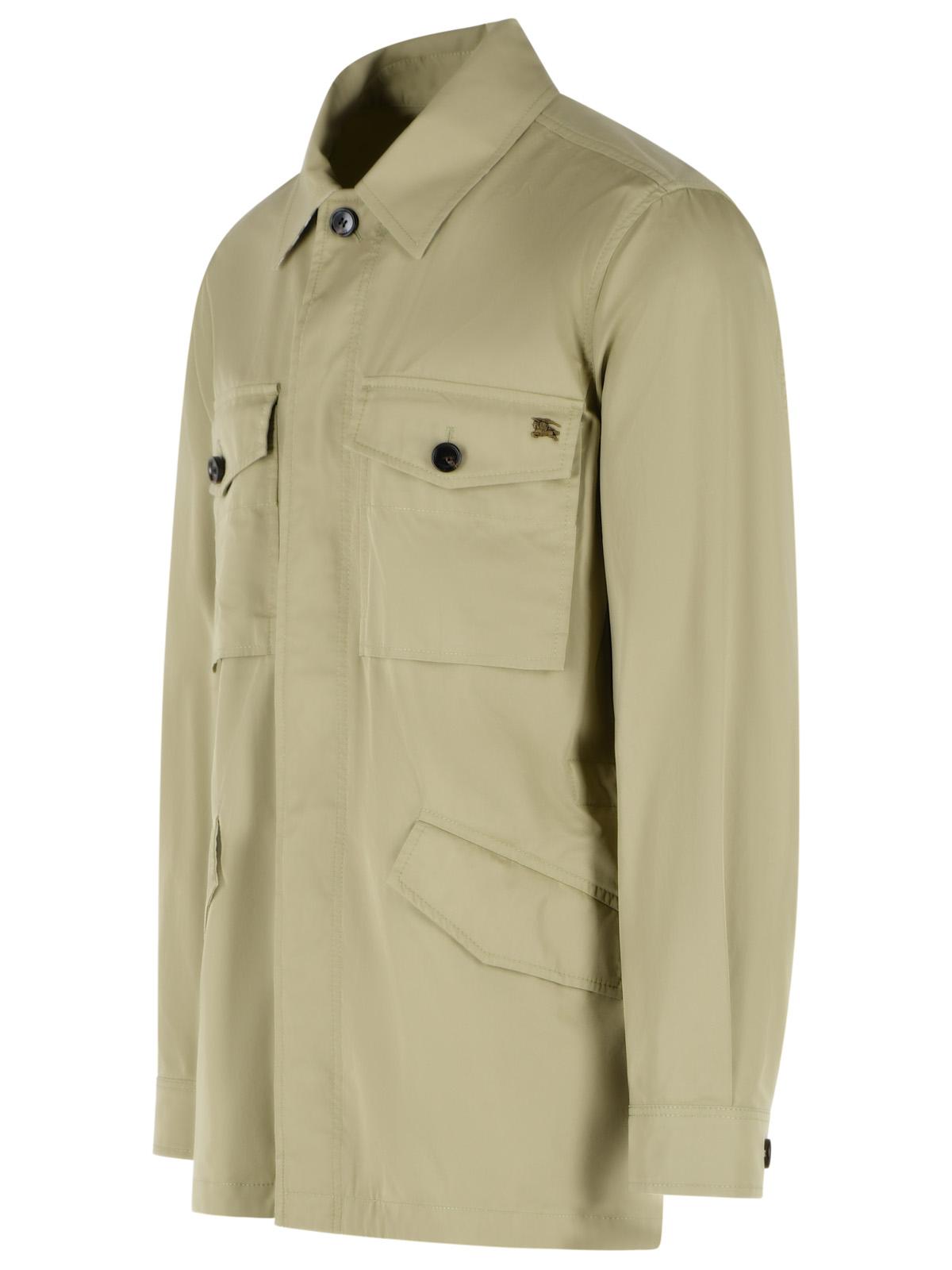 Burberry 'Bradmore Pin' 'Sparrow Beige' Cotton Jacket Men BURBERRY