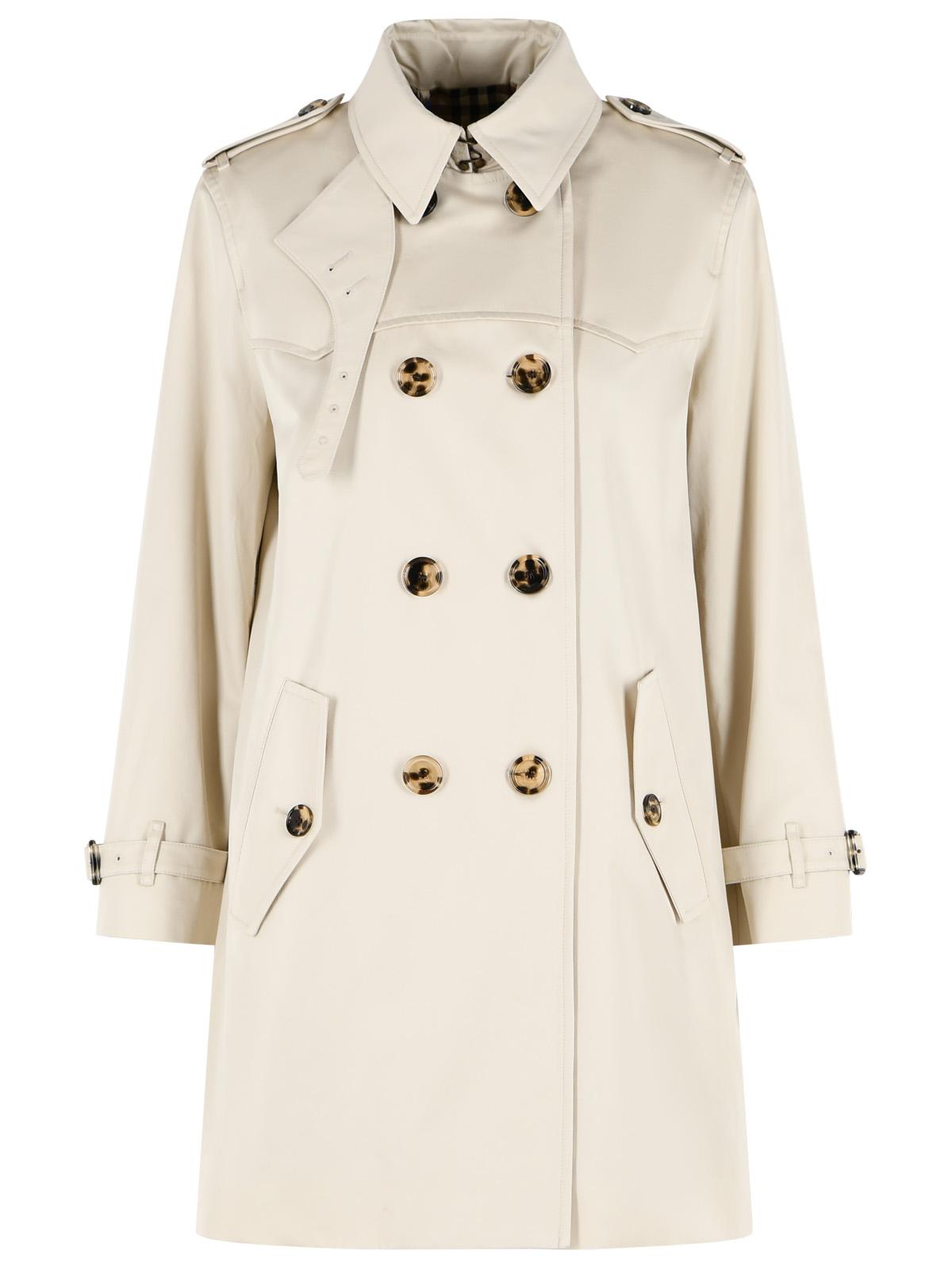 Burberry 'Summerside' Short Trench Coat In Beige Cotton Gabardine Women BURBERRY