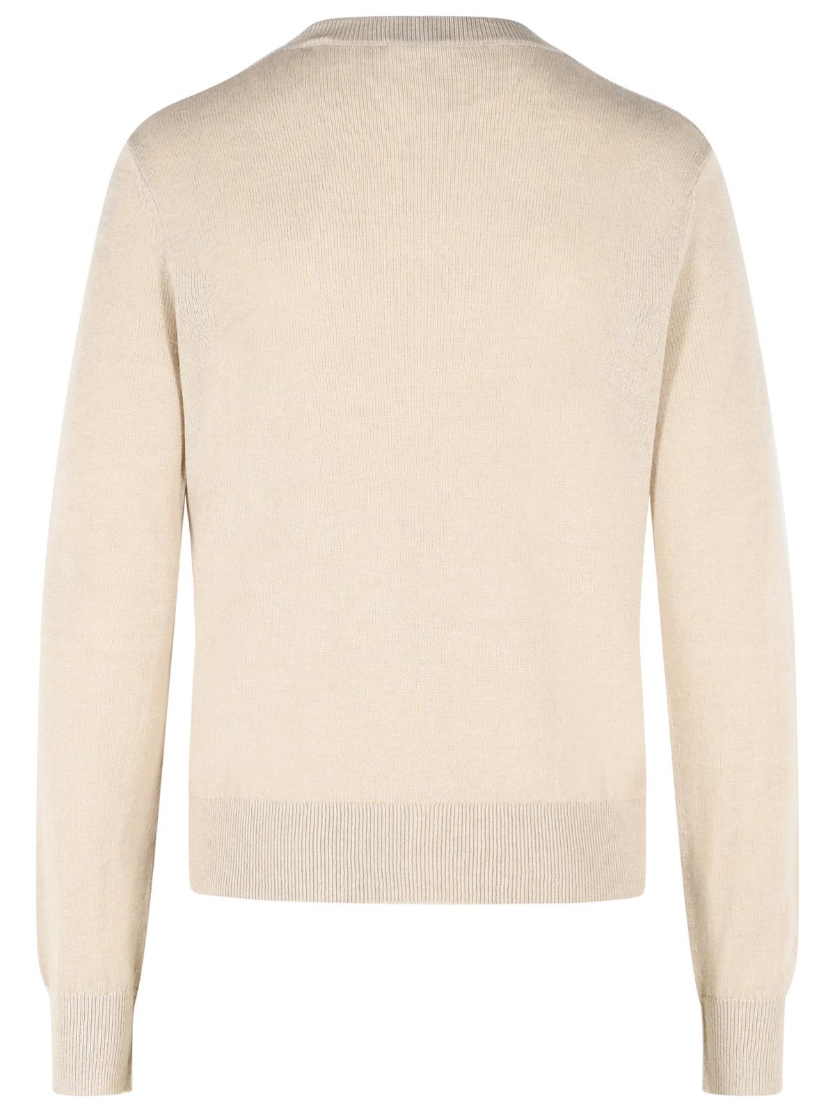 Burberry 'Ravella' Beige Wool Blend Cardigan Women BURBERRY