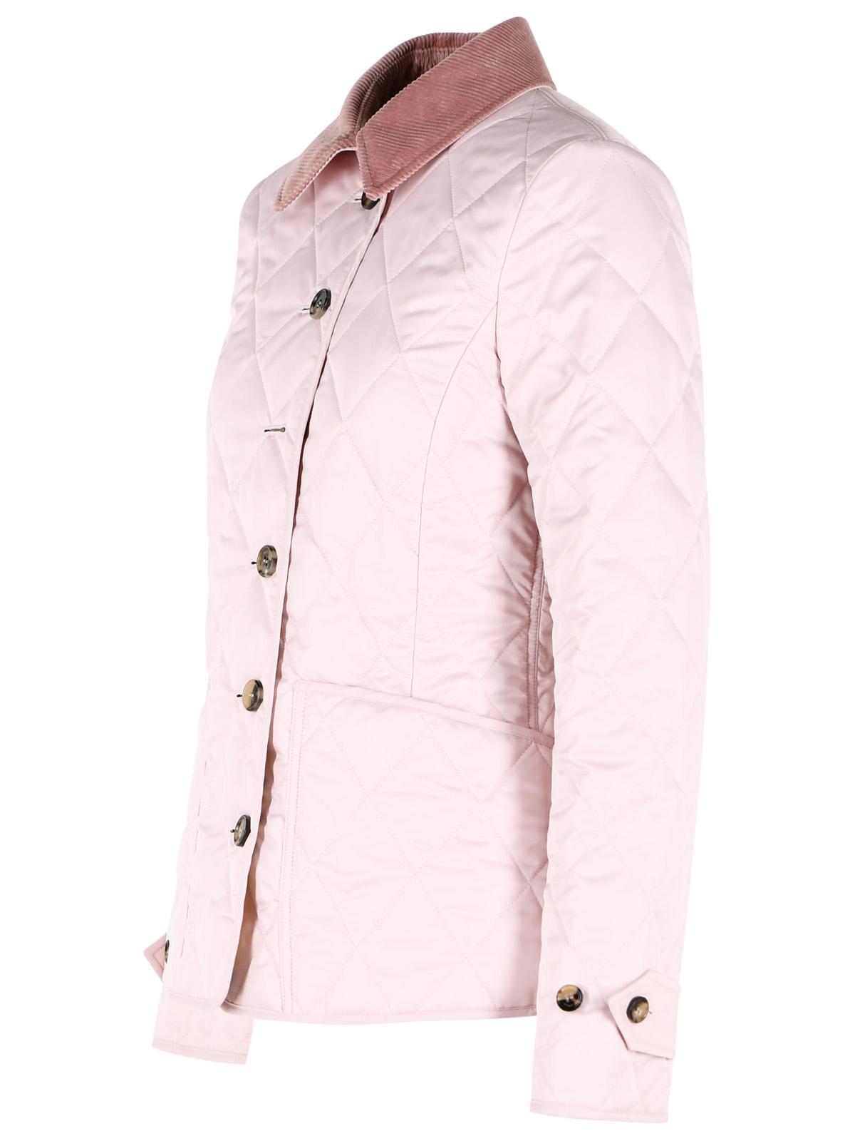 Burberry 'Fernleigh' Pink Polyester Jacket Women BURBERRY