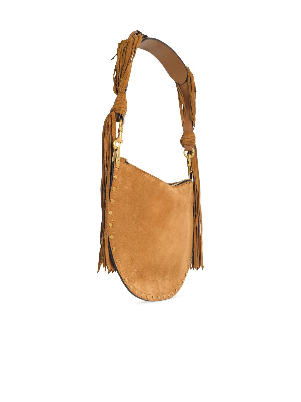 Isabel Marant Oskan Soft' Suede Cognac Bag Women ISABEL MARANT