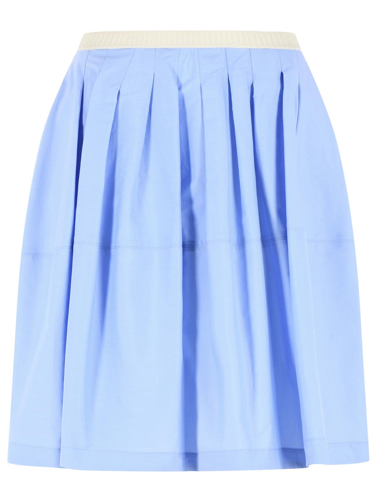 Marni Blue Iris Cotton Skirt Women MARNI